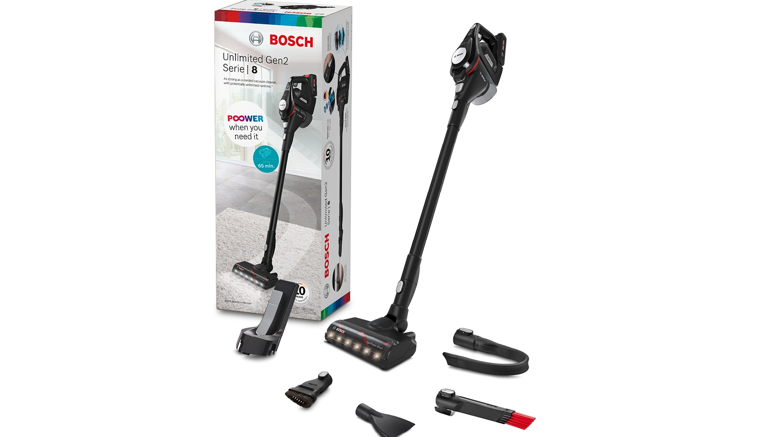 Štapni usisivač na baterije Unlimited 8 Gen 2 BCS82MAT14