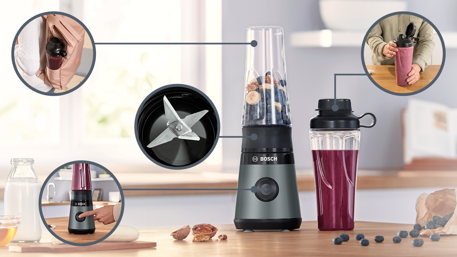 VitaPower blender Vitapower Serija 2 450 W nerđajući čelik MMB2111S