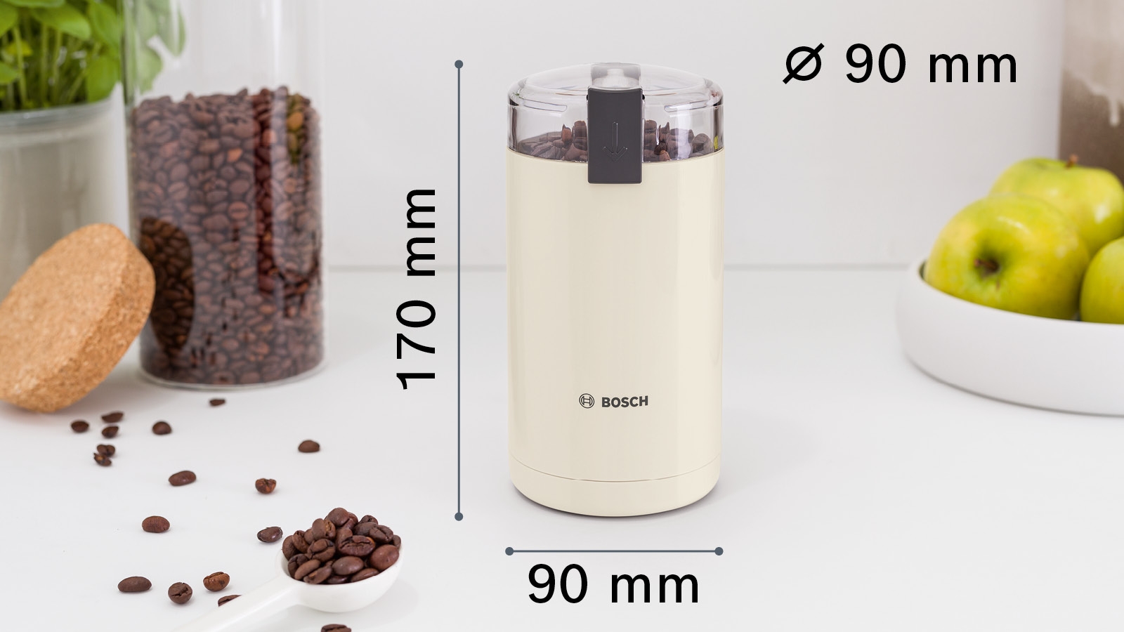 Mlin za kafu nerđajući čelik 180 W TSM6A017C