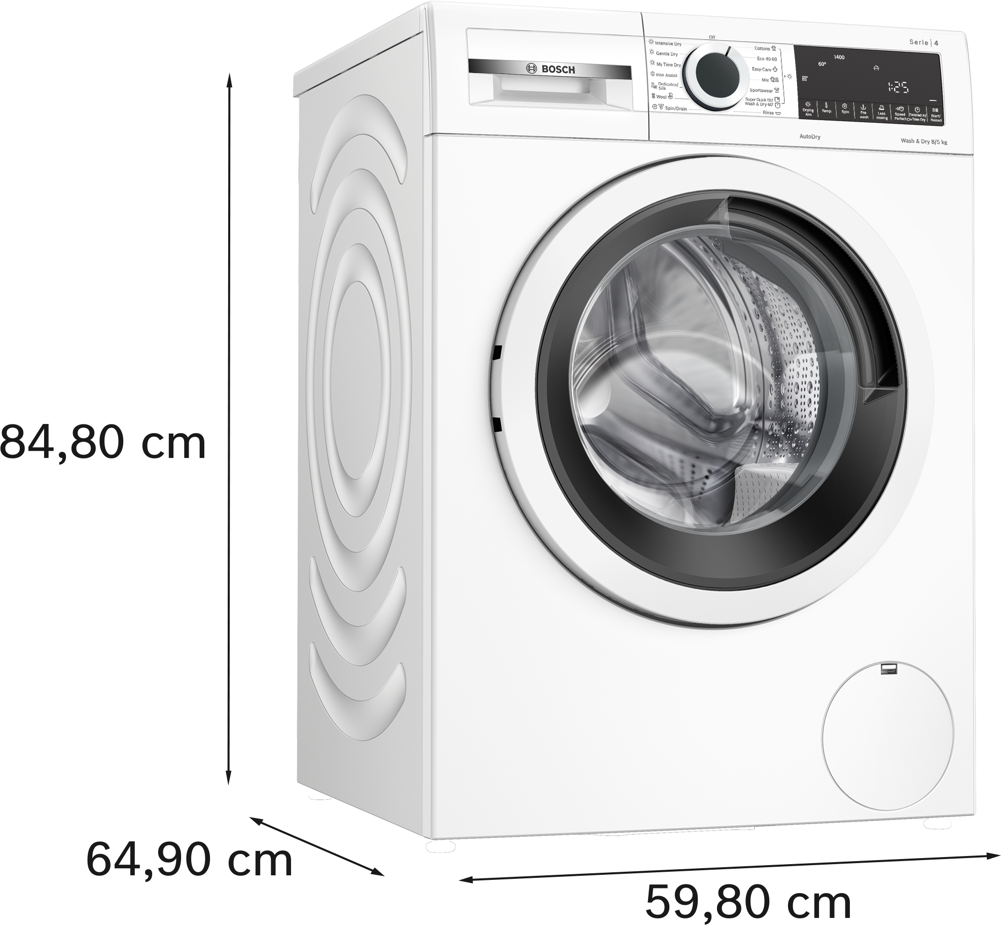 Mašina za pranje i sušenje veša Serija 4 8/5 kg WNA13400BY