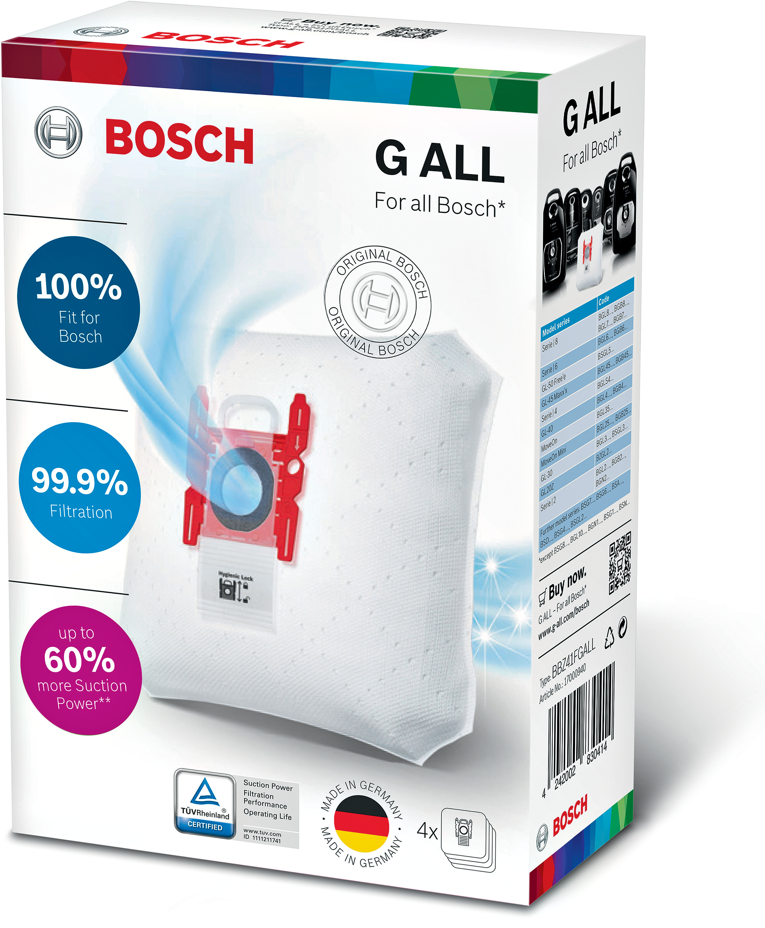 PowerProtect kesa za usisivač Type G ALL BBZ41FGALL