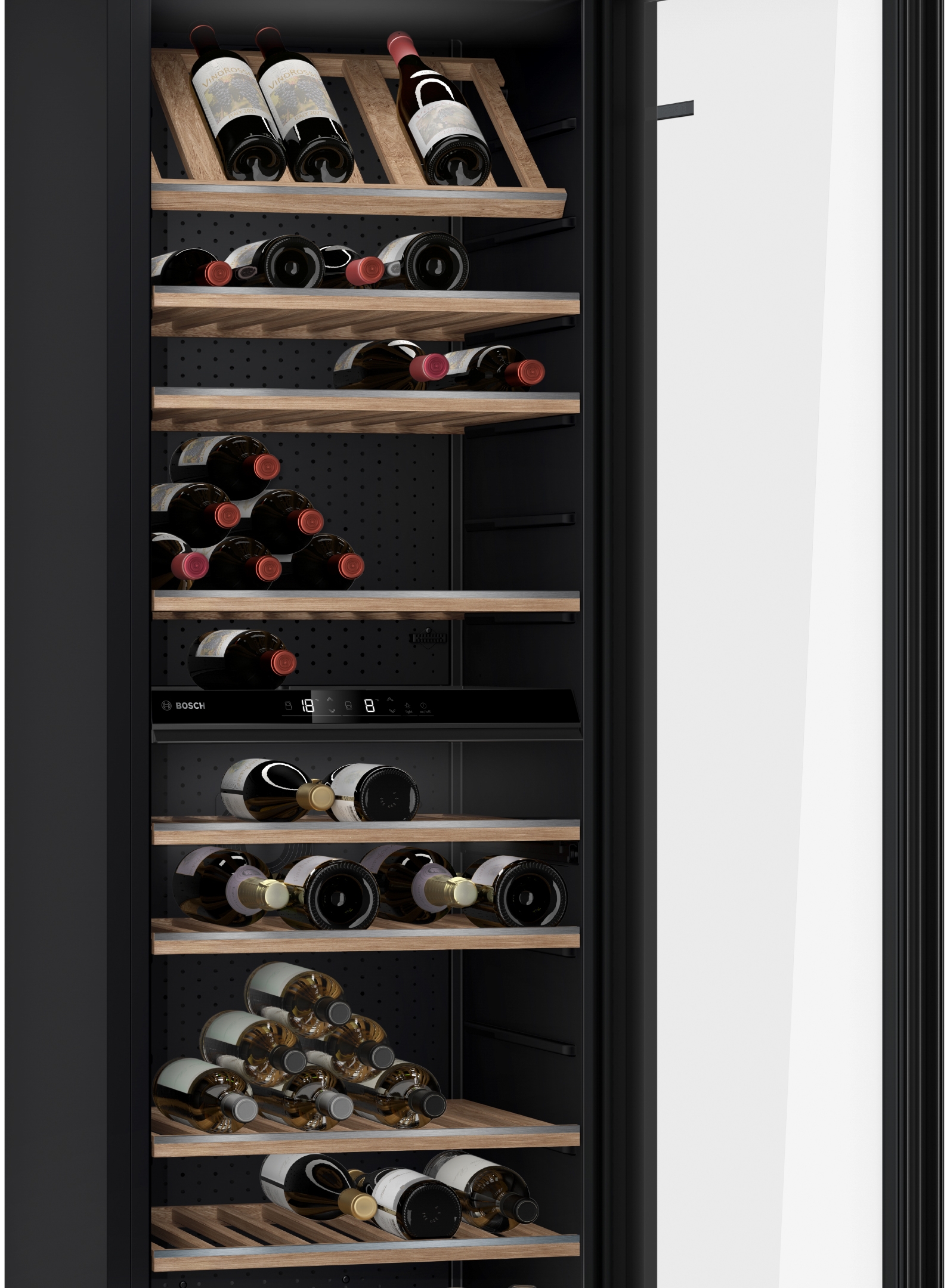 Vinska vitrina sa staklenim vratima za piće 186 x 60 cm KWK36ABGA