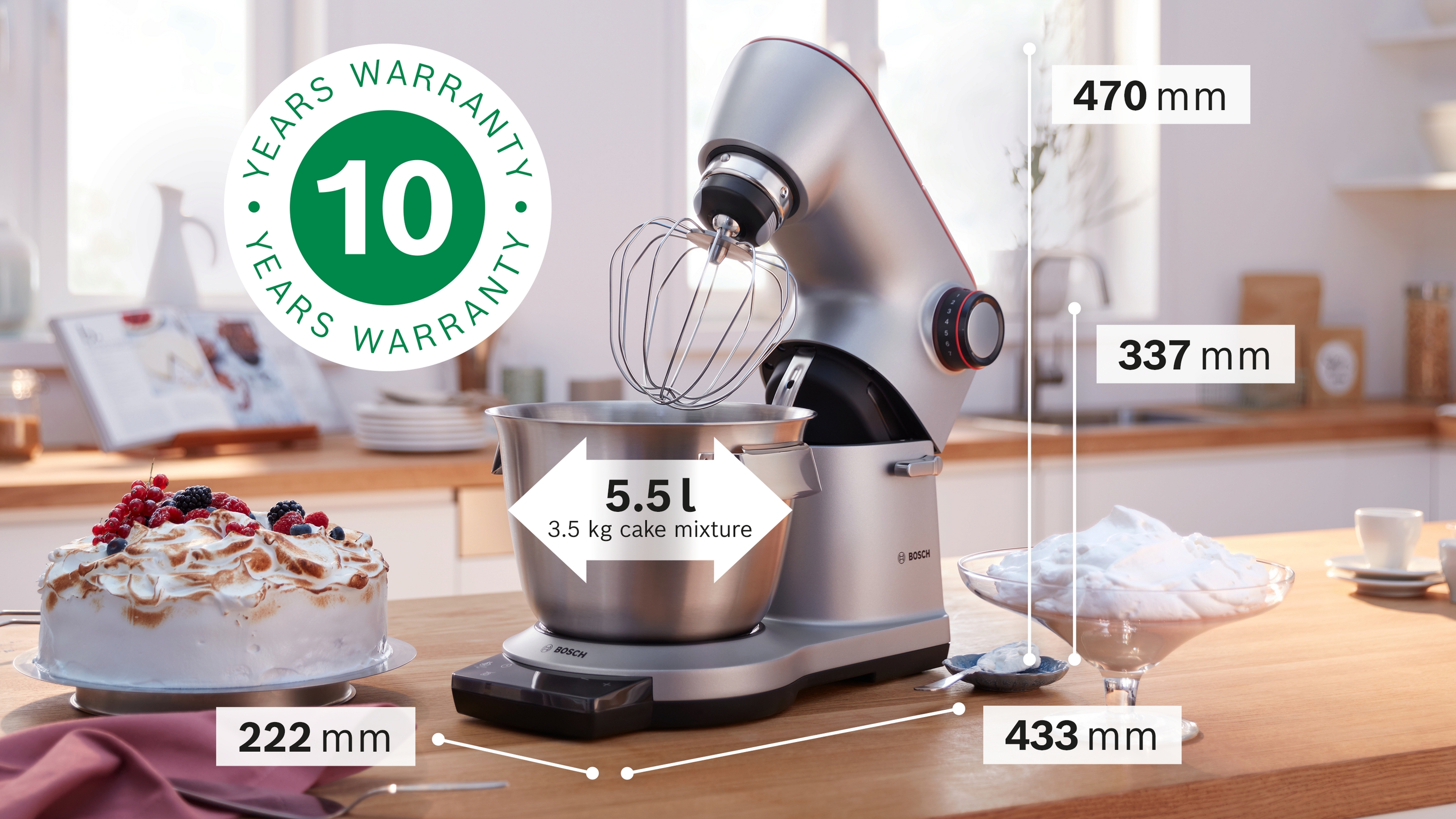 Kuhinjski robot Serija 8 OptiMUM, 1500 W MUM9YX5S12