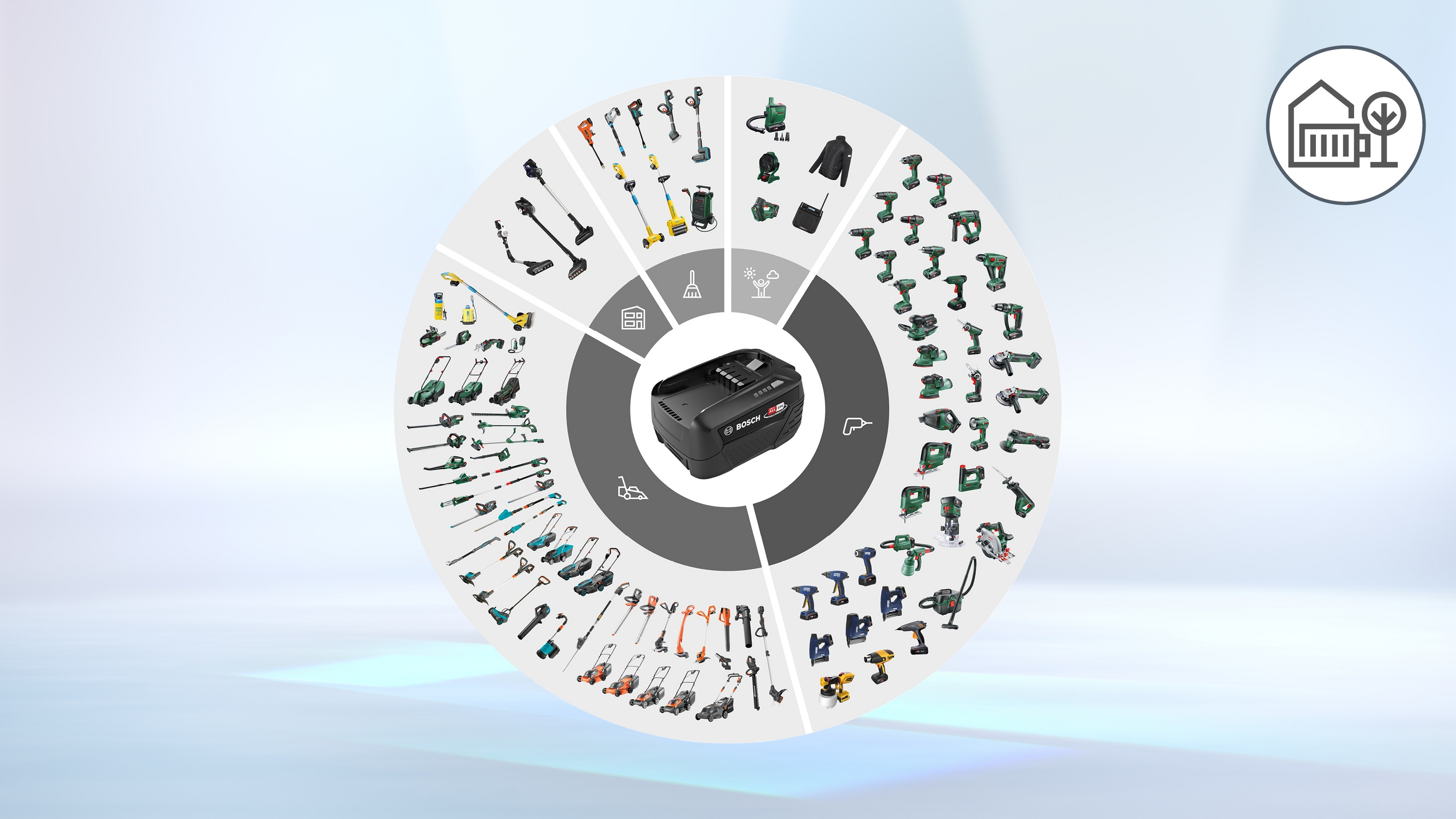 Zamenljiva baterija Power for ALL 18V 4.0Ah BHZUB1840