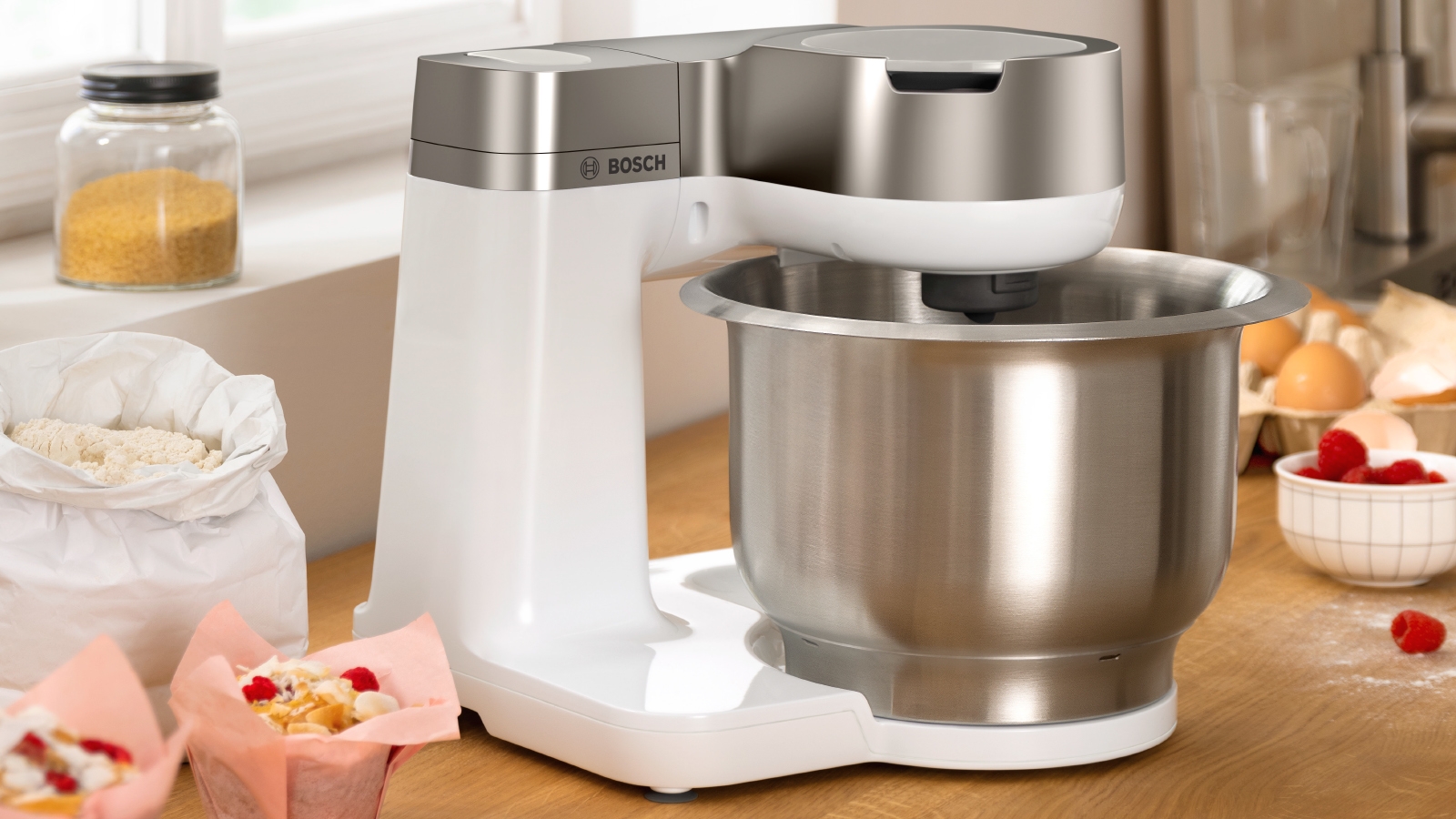 Kuhinjski robot Serija 2 MUM, 900 W, bela, srebrna MUMS2VS30