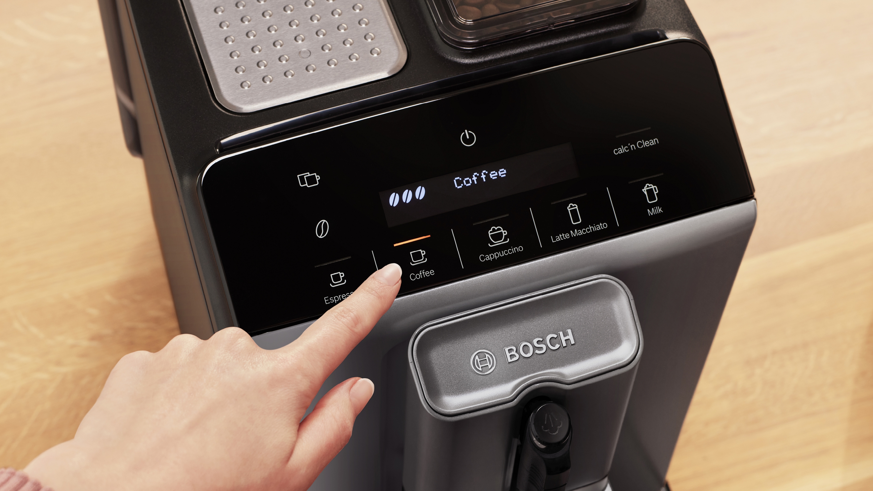 Automatski aparat za espresso kafu Siemens VeroCafe Serie 2 titanijum TIE20504