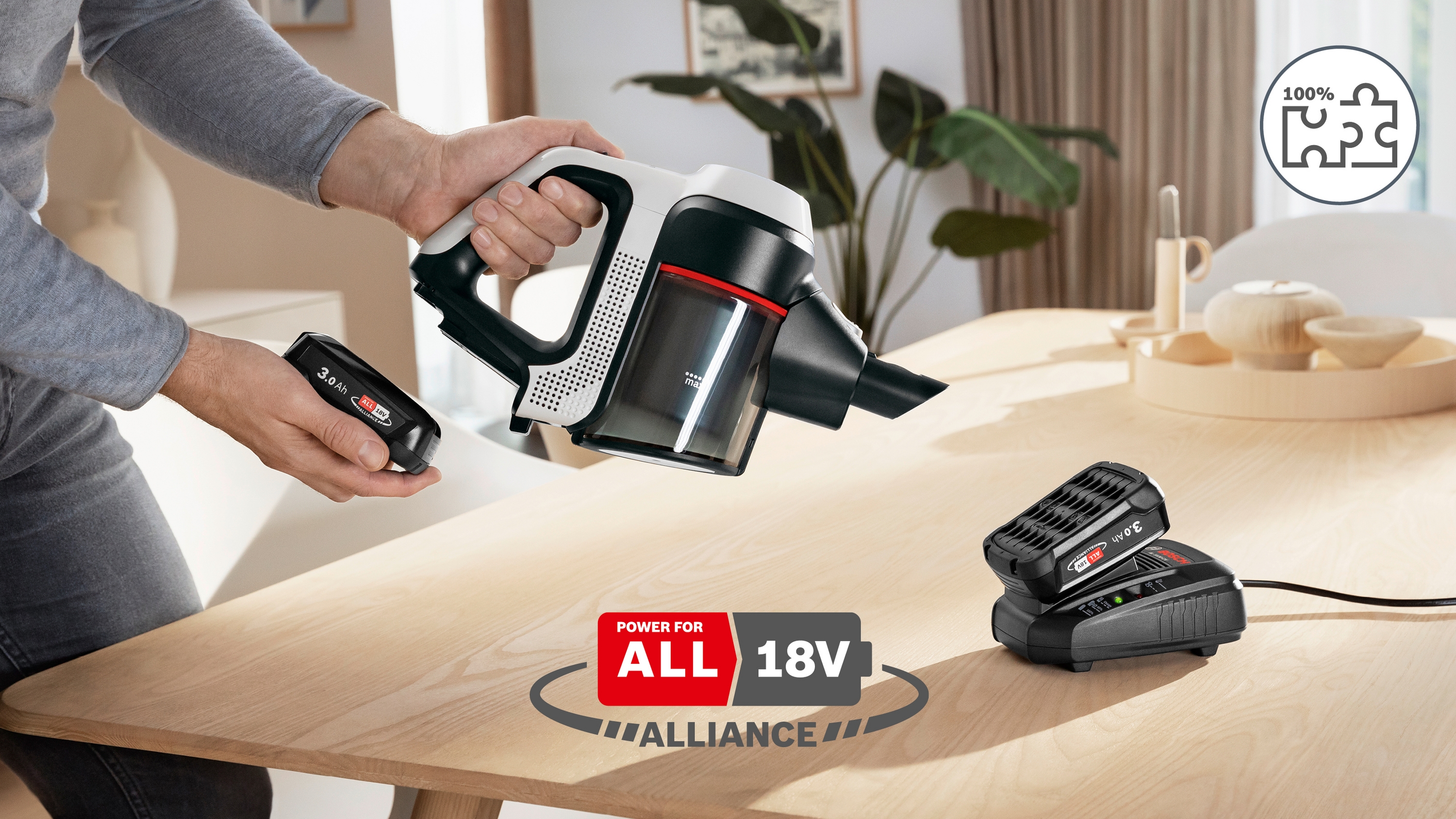 Zamenljiva baterija Power for ALL 18V 3.0Ah BHZUB1830