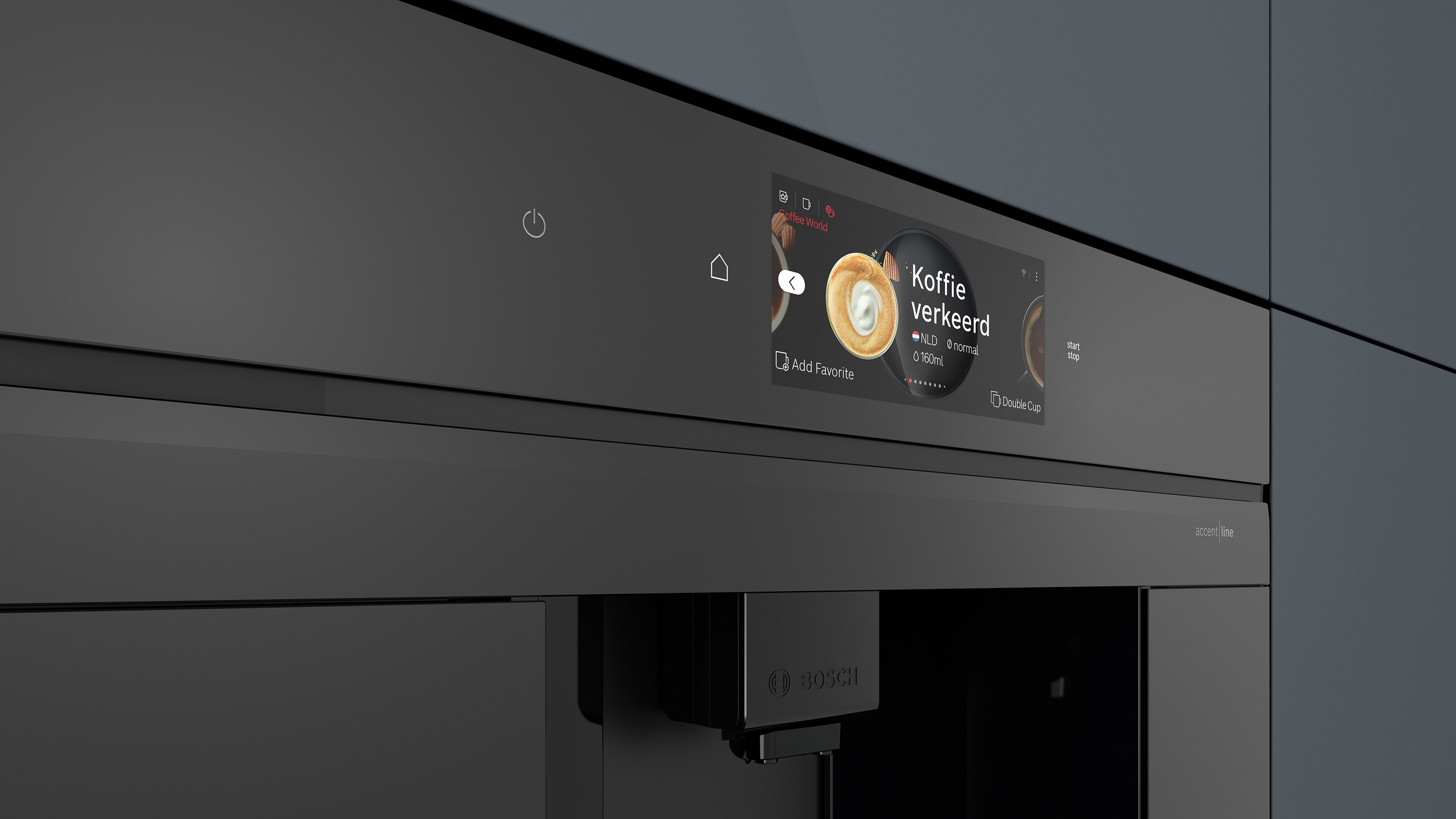 Ugradni automatizovani aparat za espresso kafu accent line Serija 8 CTL9181B0
