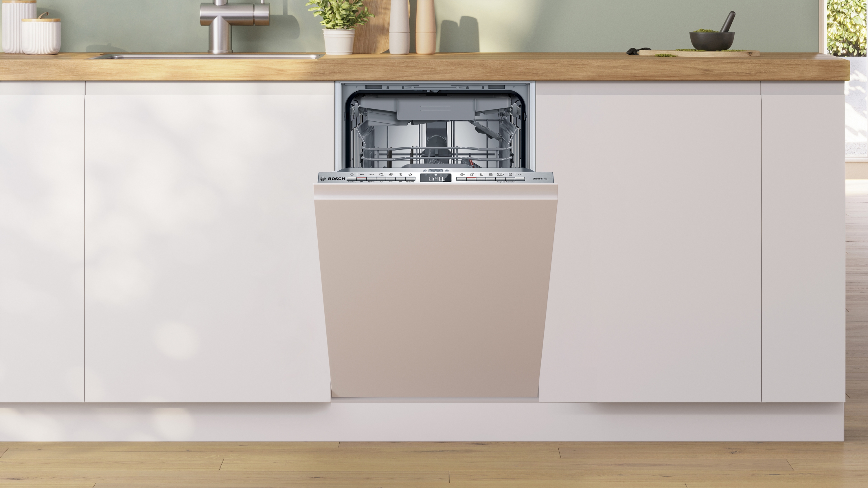 Ugradna mašina za sudove 45 cm Home Connect Serija 4 SPV4HMX49E