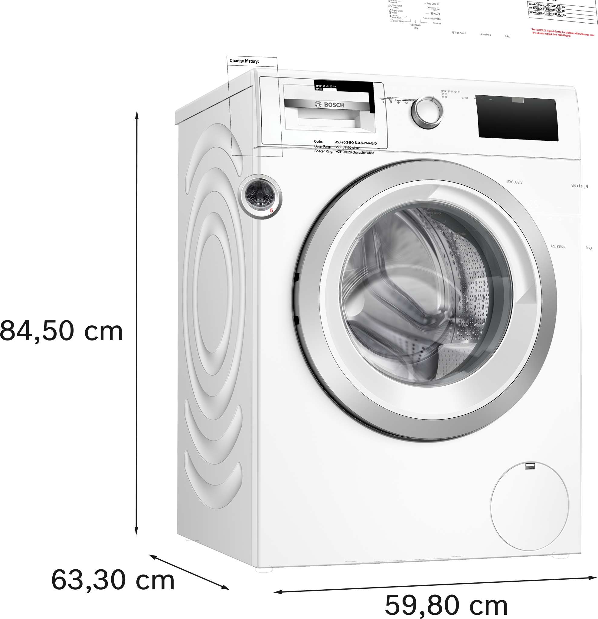 Mašina za pranje veša Exclusive Serija 4 1400 okr 9 kg WAN28293BY