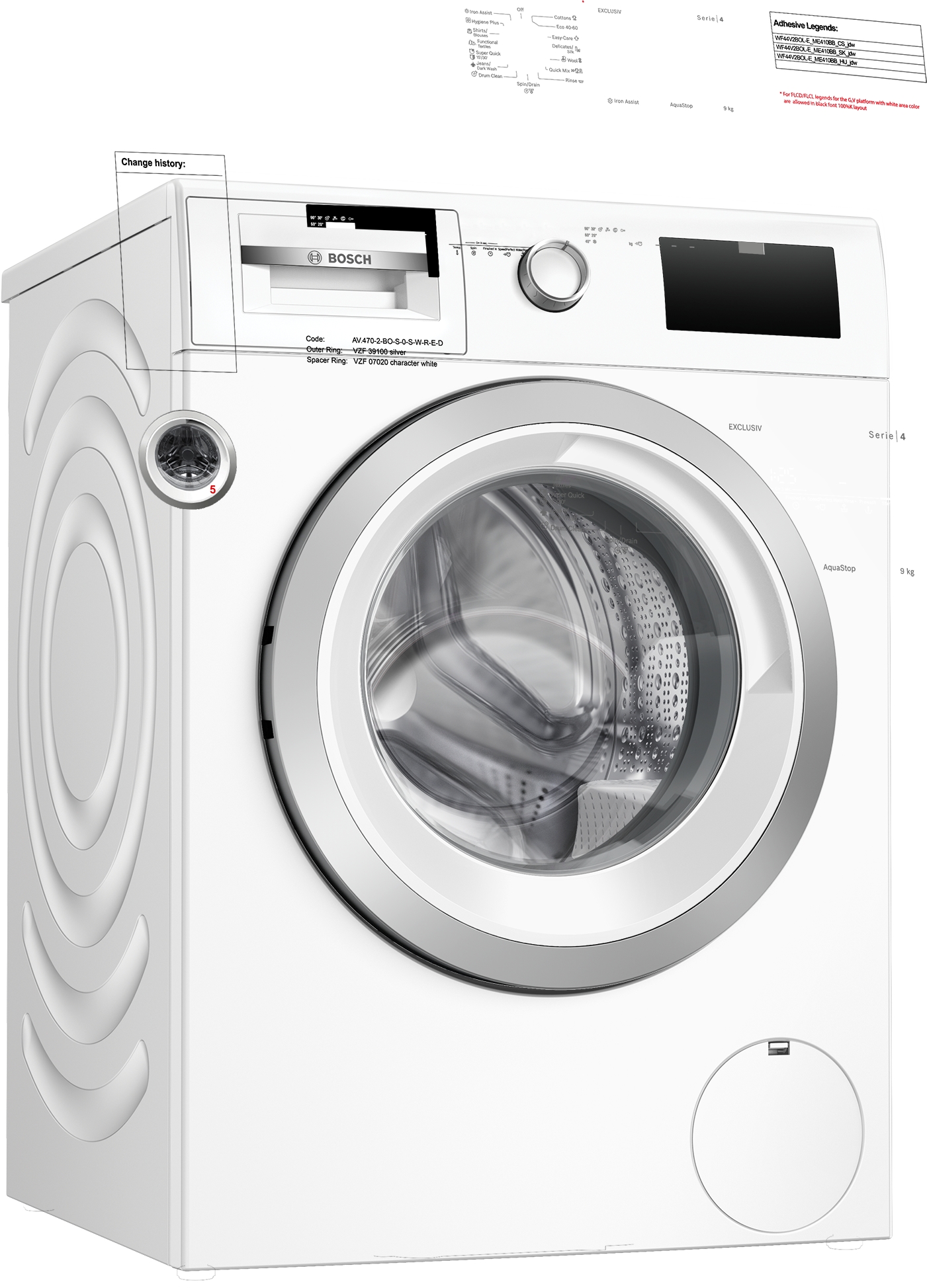 Mašina za pranje veša Exclusive Serija 4 1400 okr 9 kg WAN28293BY