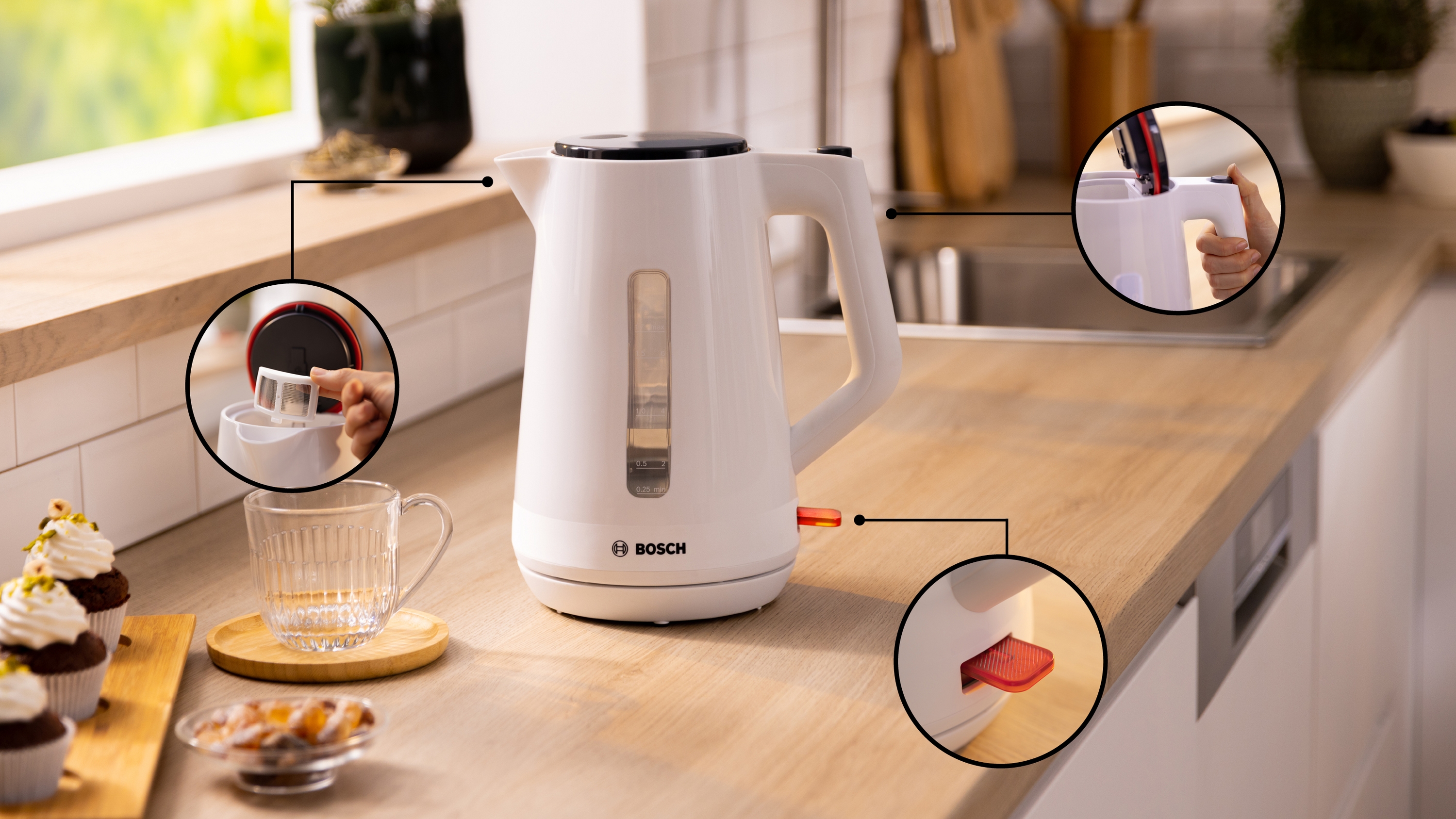 Kuvalo za vodu MyMoment Serija 1 1.7 l bela TWK1M121