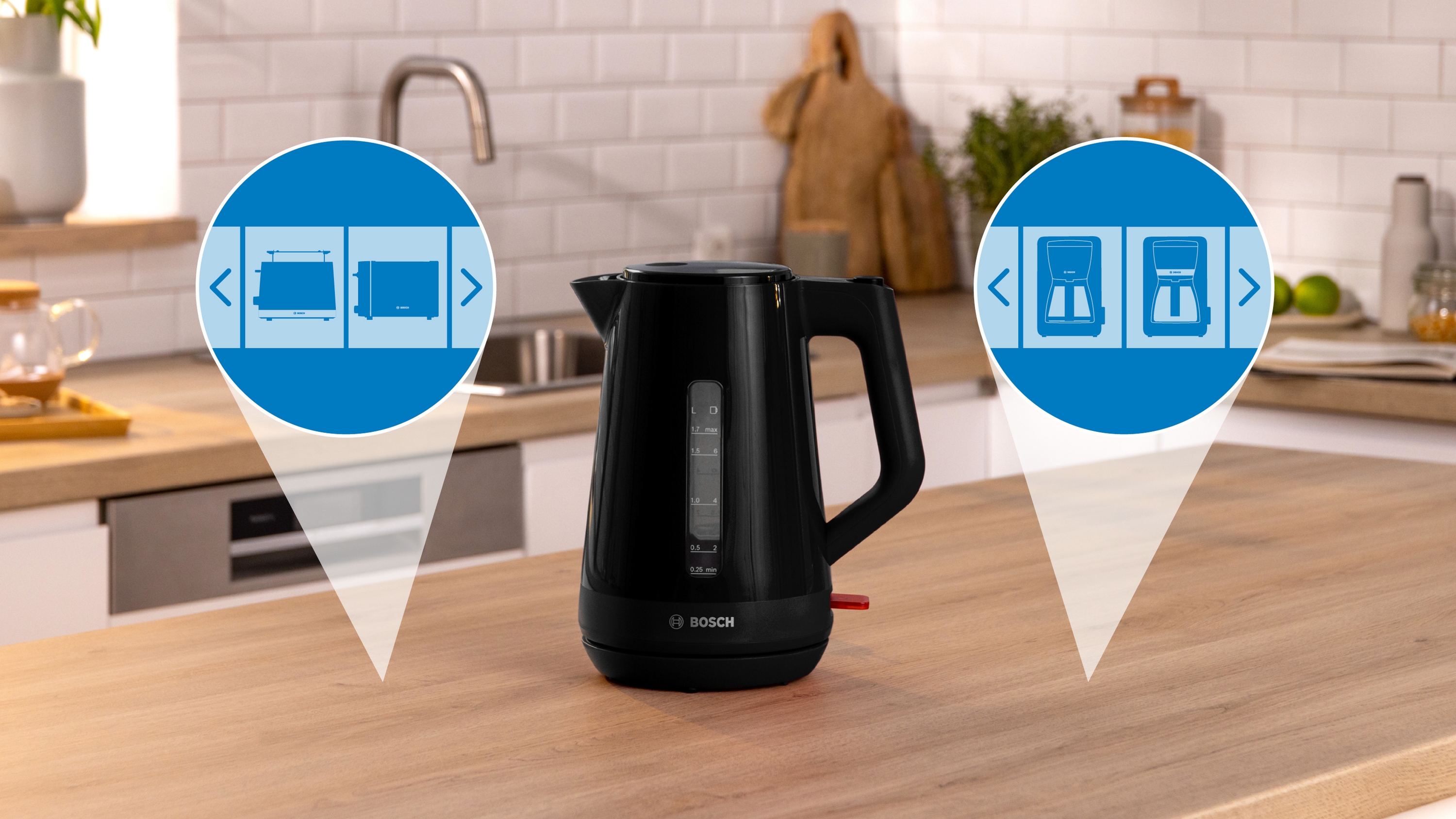 Kuvalo za vodu MyMoment Serija 1 1.7 l crna TWK1M123