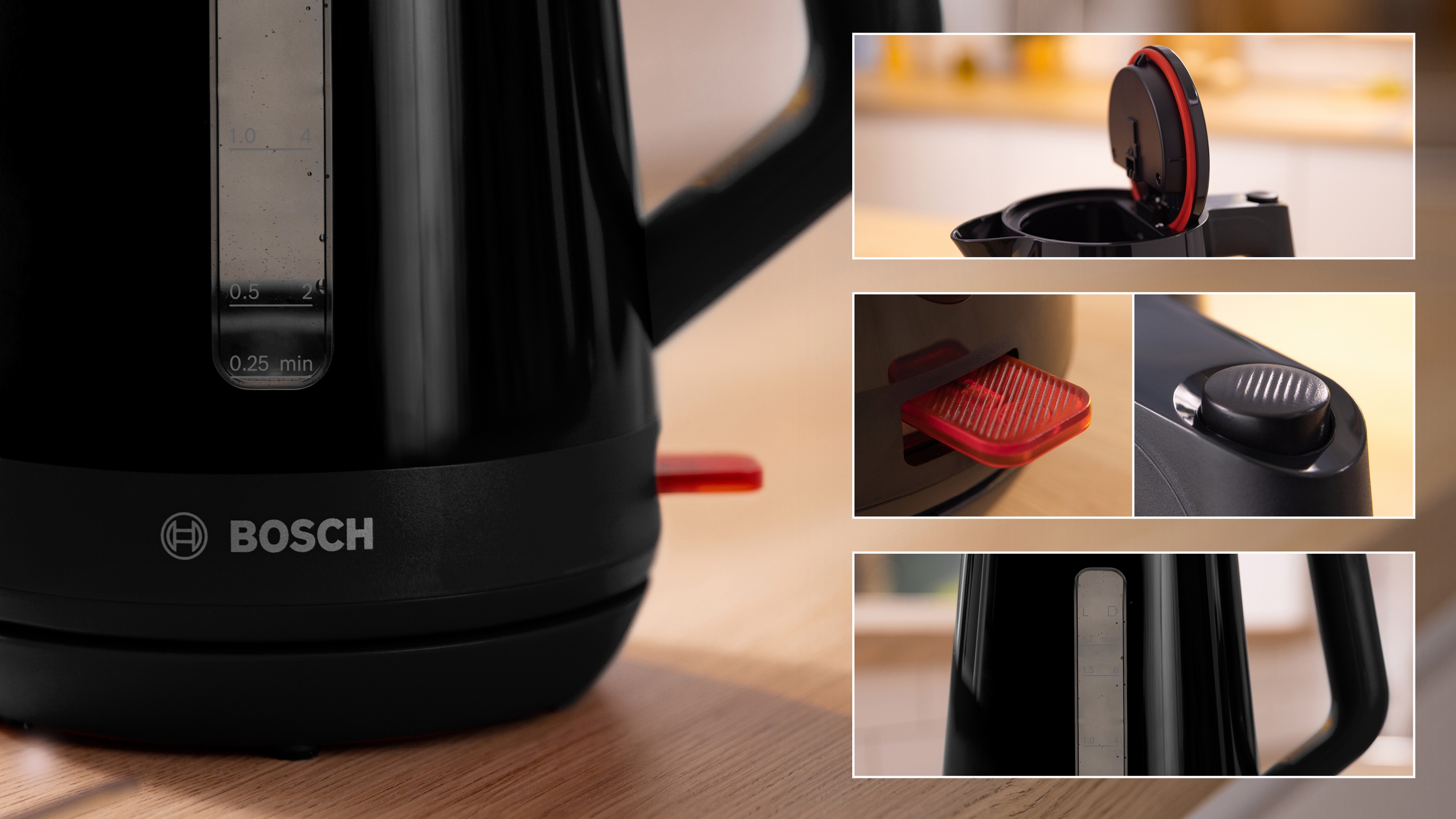Kuvalo za vodu MyMoment Serija 1 1.7 l crna TWK1M123