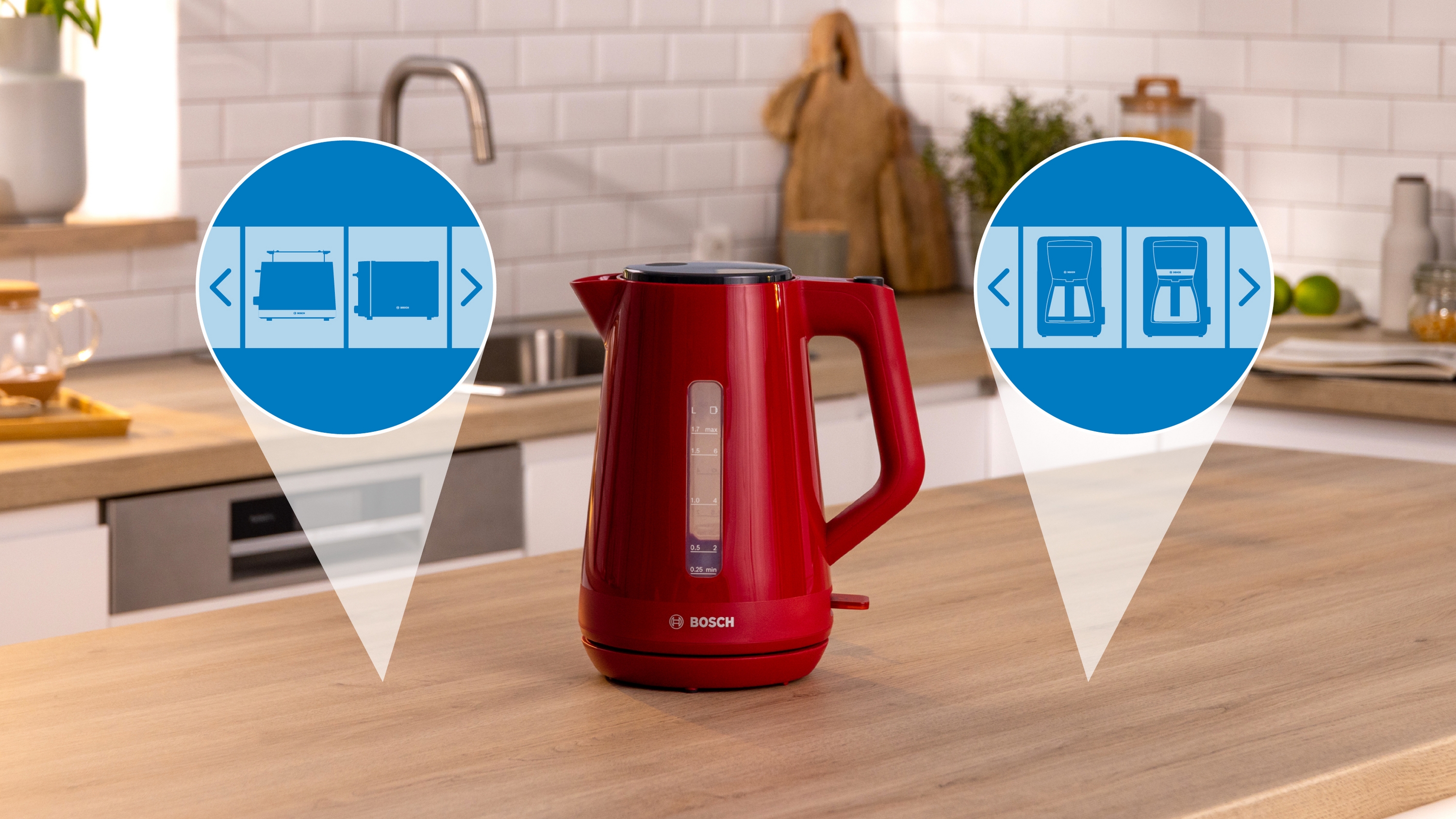 Kuvalo za vodu MyMoment Serija 1 1.7 l Crvena TWK1M124