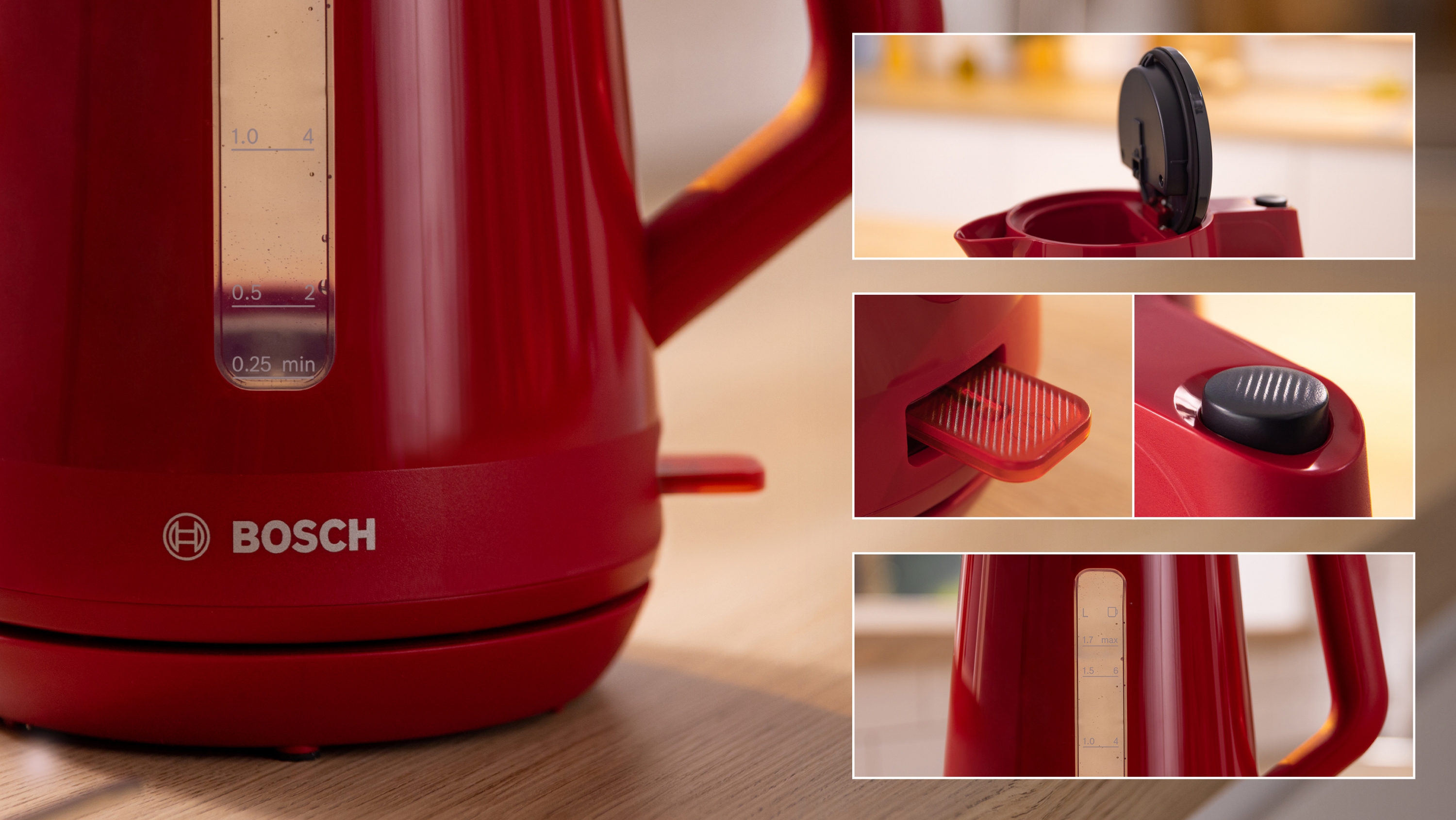 Kuvalo za vodu MyMoment Serija 1 1.7 l Crvena TWK1M124