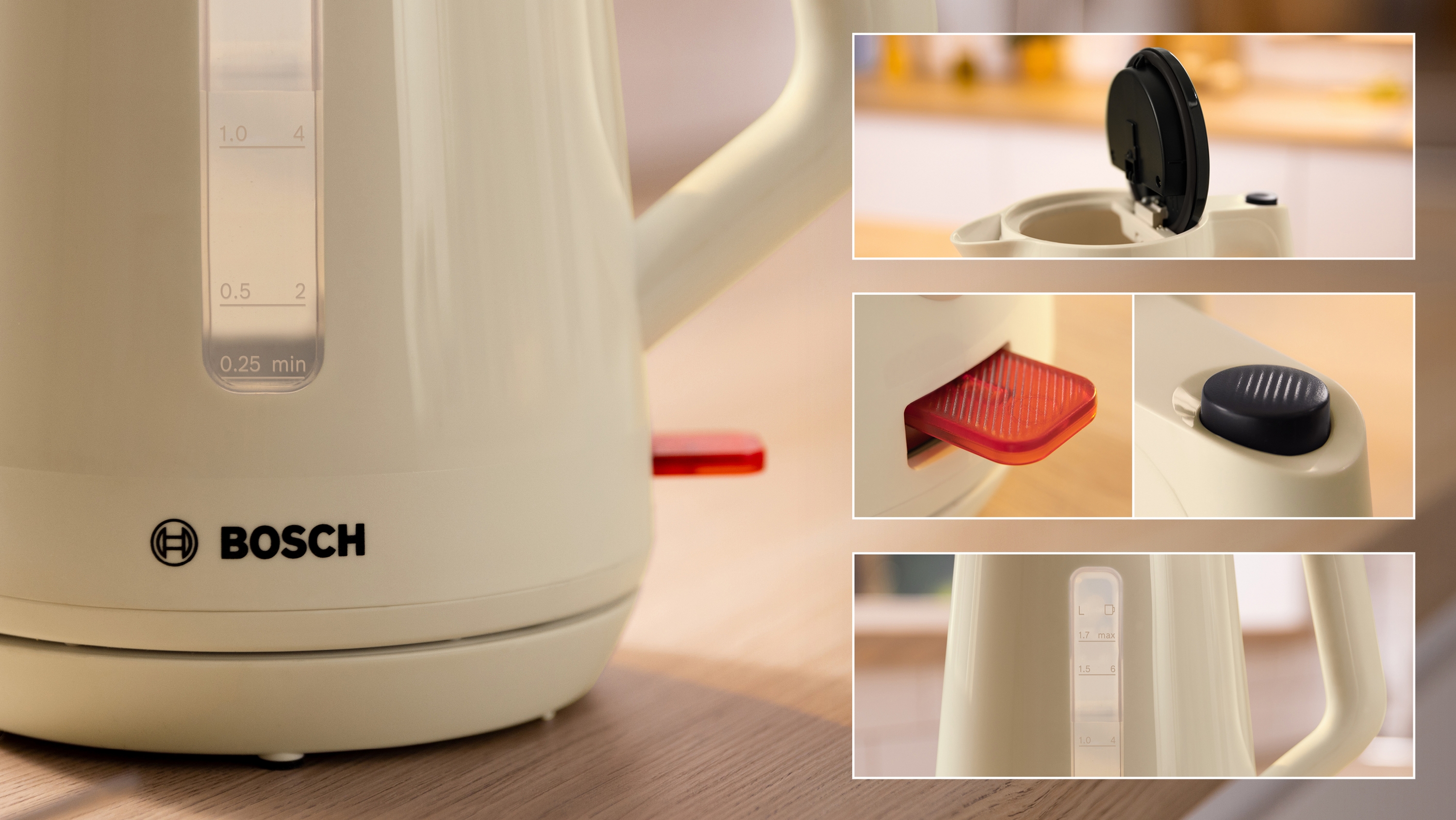 Kuvalo za vodu MyMoment Serija 1 1.7 l bež TWK1M127