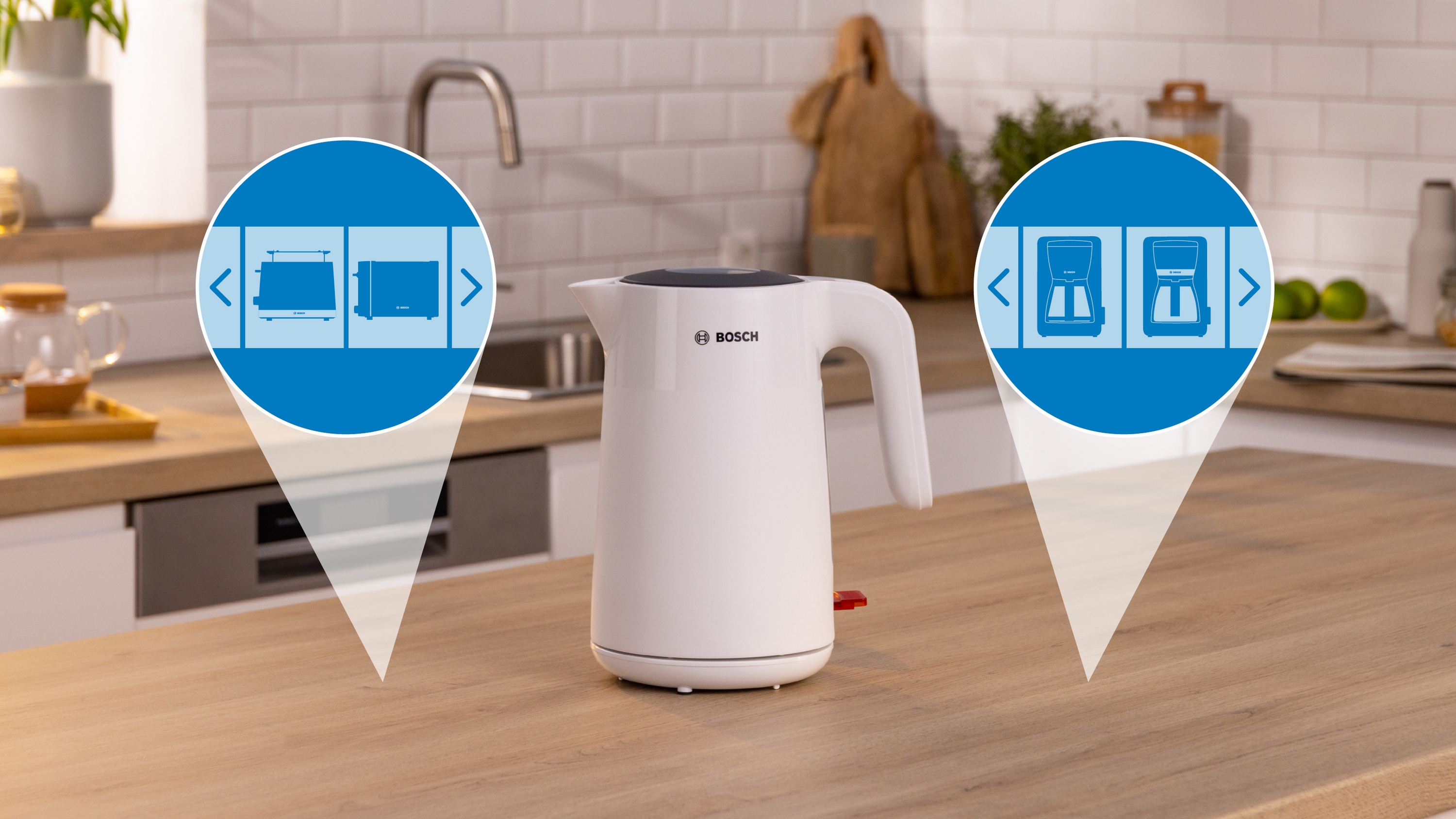 Kuvalo za vodu MyMoment Serija 1.7 l bela TWK2M161