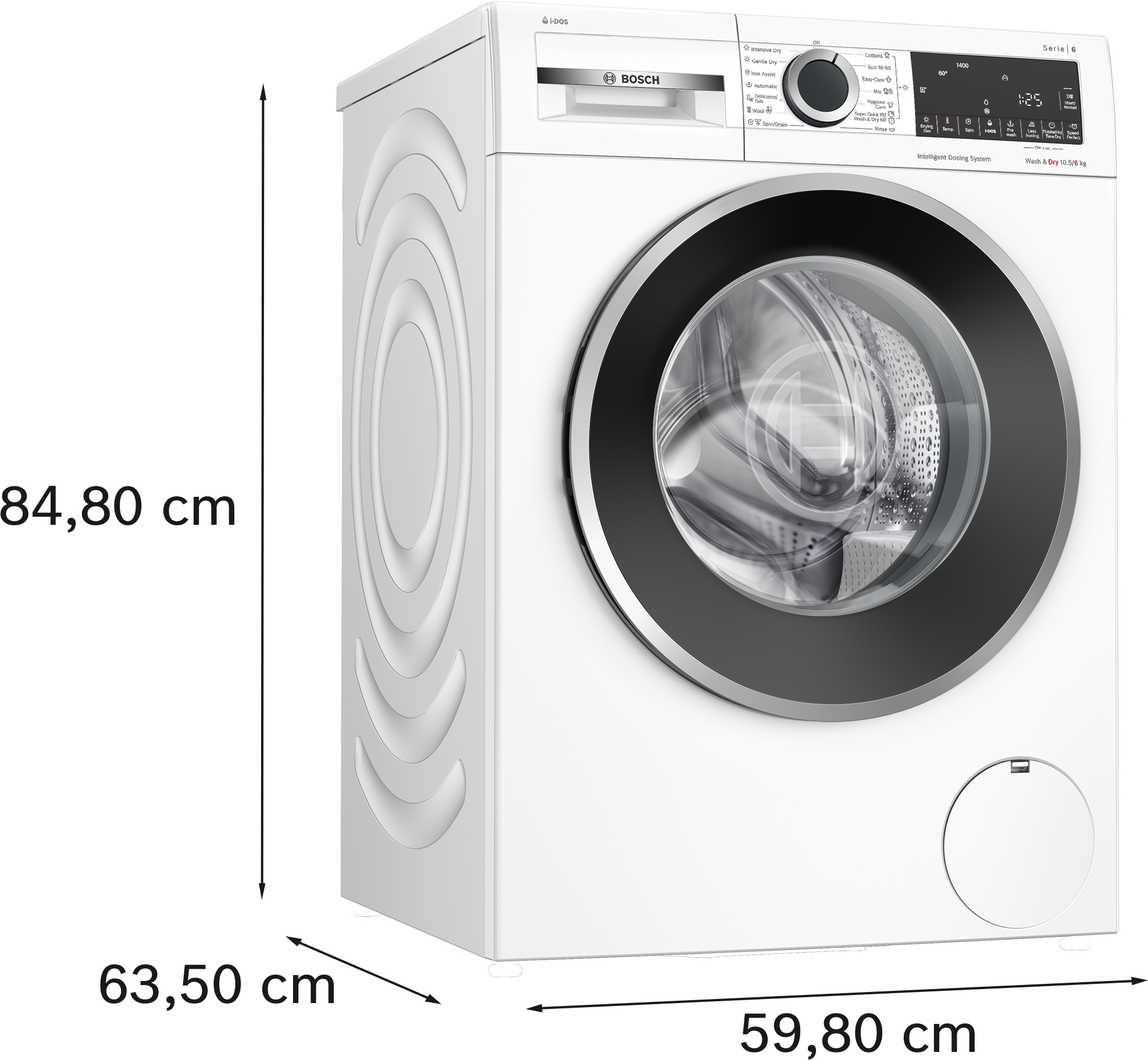 Mašina za pranje i sušenje veša Serija 6 1400 okr 10.5/6 kg WNG254A0BY