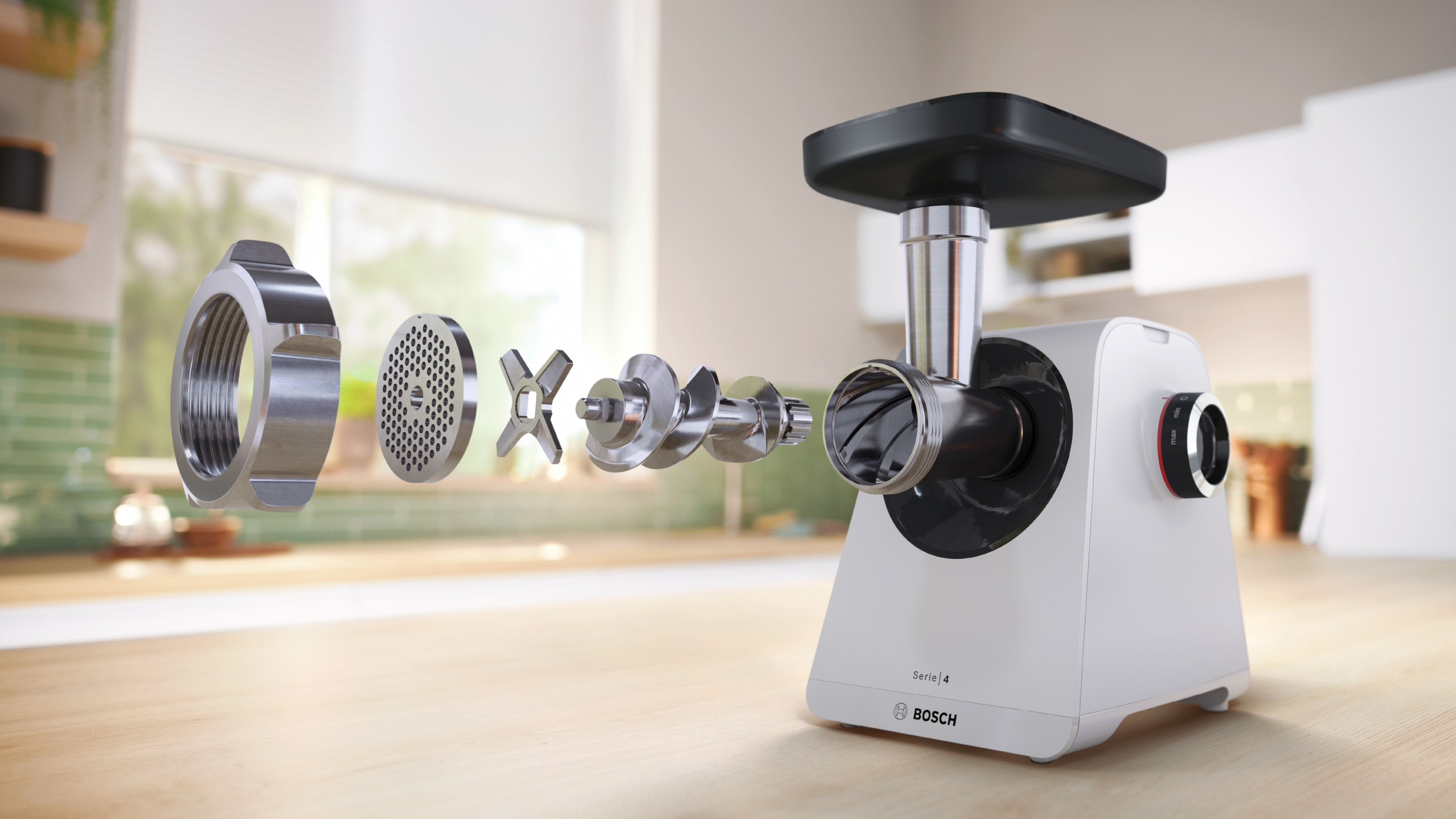 Mašina za mlevenje mesa MultiPower Series 4 1900 W bela MFWS420W