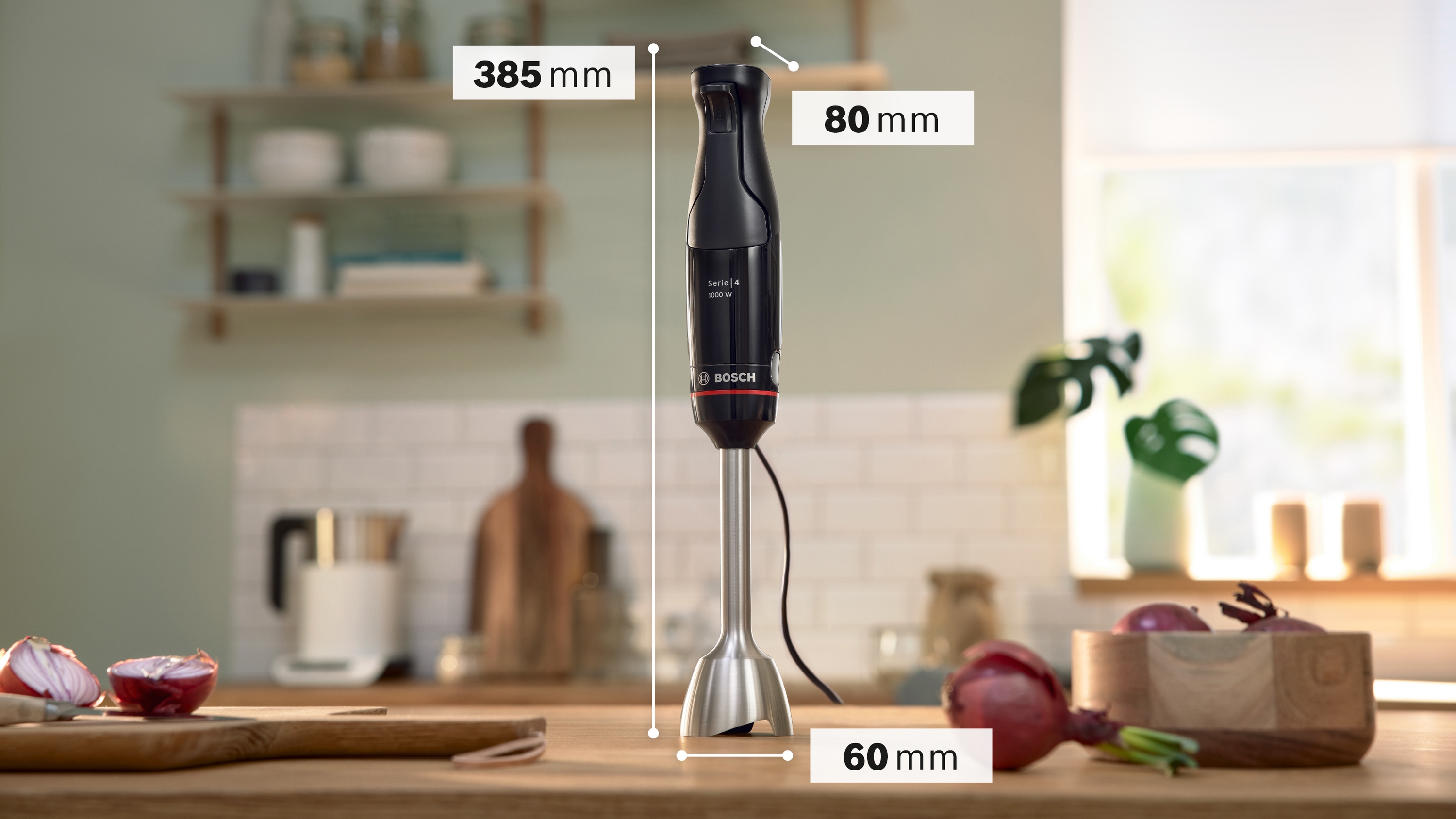 Štapni mikser Serija 4 ErgoMaster 1000 W Crna Antracit MSM4B6V2