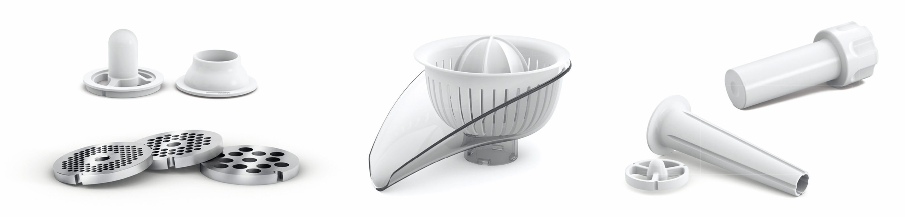 Mašina za mlevenje mesa CompactPower SER2 1600 W bela svetlo narandžasta MFW3630I