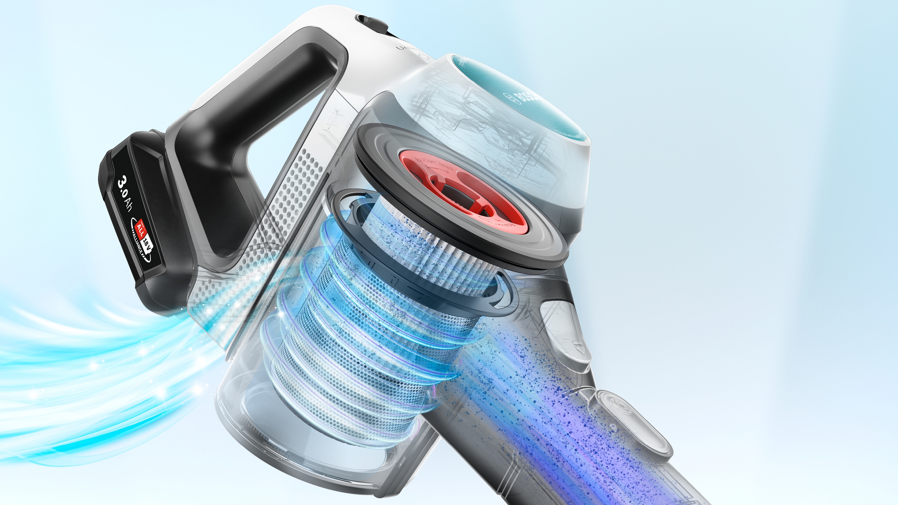 Antialergijski Štapni usisivač na baterije ProHygienic Aqua Unlimited 7 BCS712HYG5