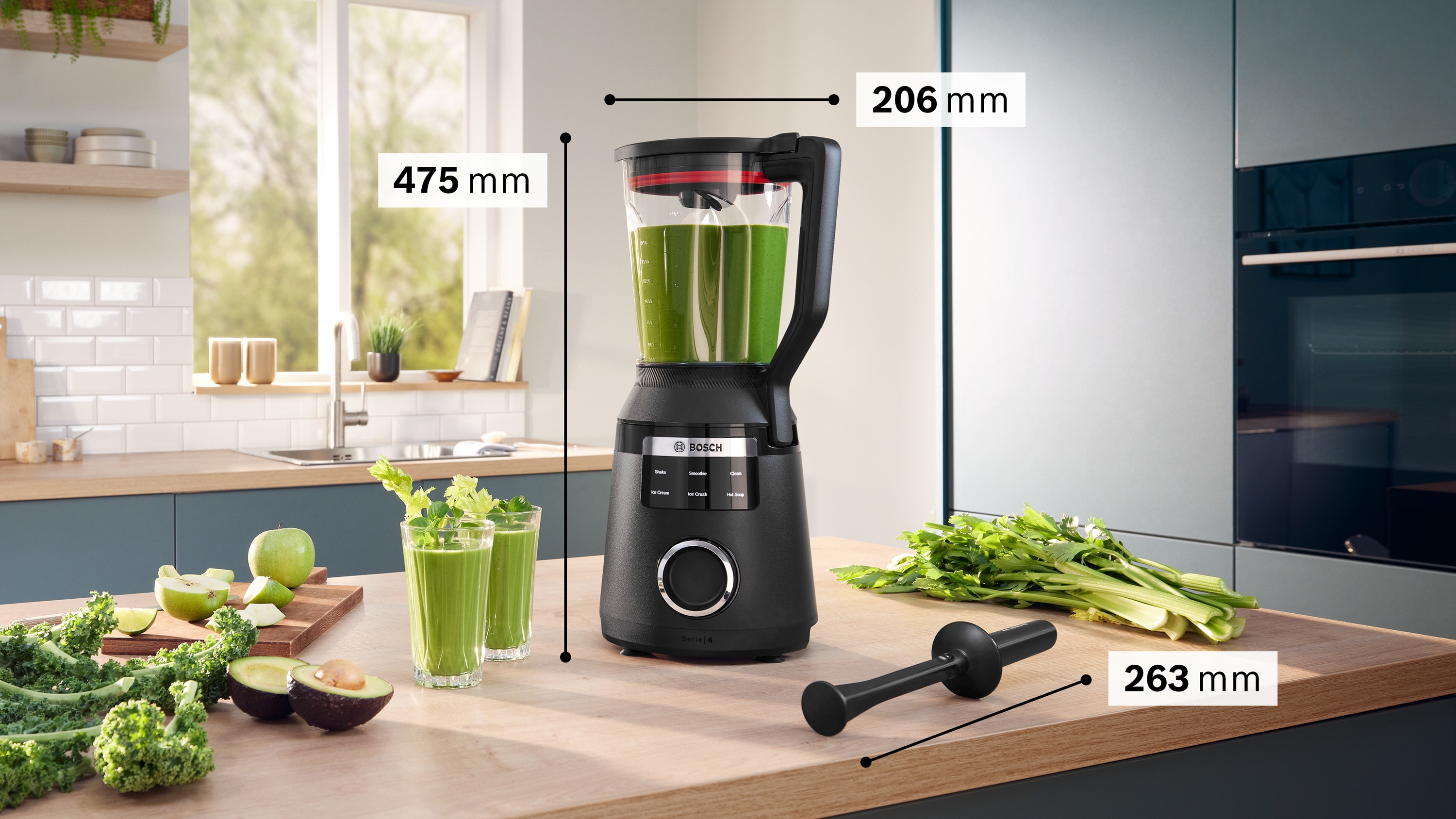 Blender visoke brzine VitaPower Serija 6 1800 W crna MMB6652B