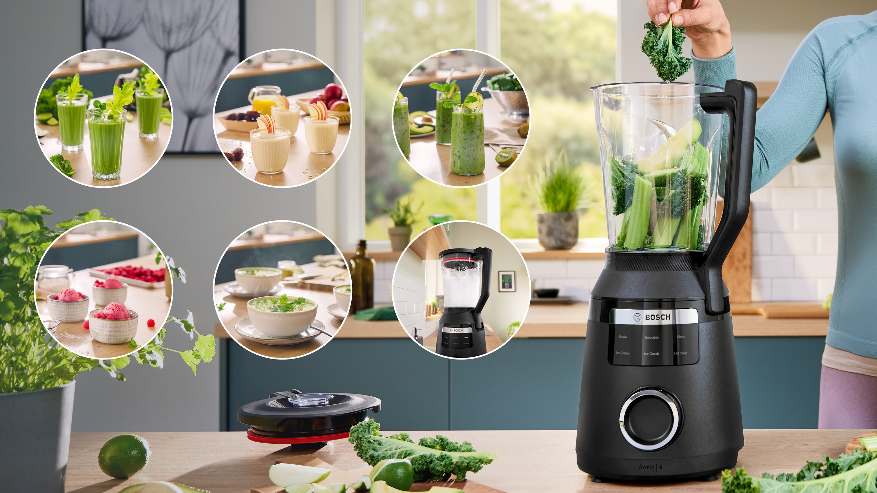 Blender visoke brzine VitaPower Serija 6 1800 W crna MMB6652B