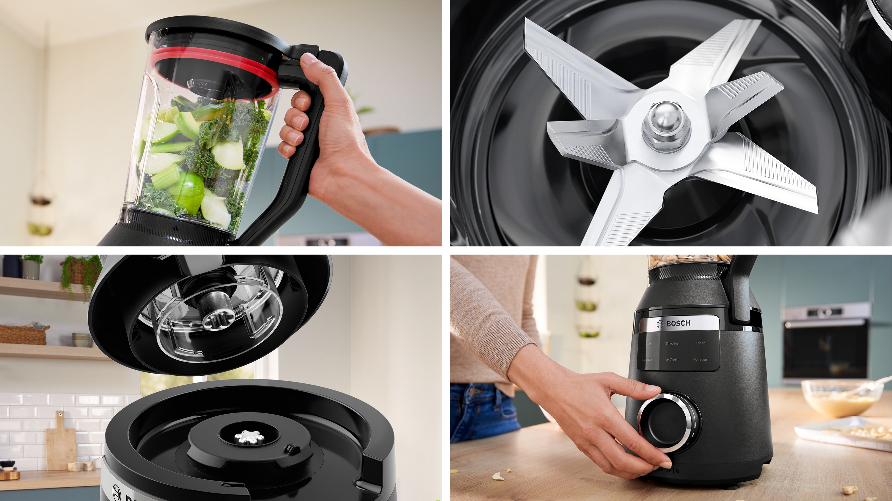 Blender visoke brzine VitaPower Serija 6 1800 W crna MMB6652B