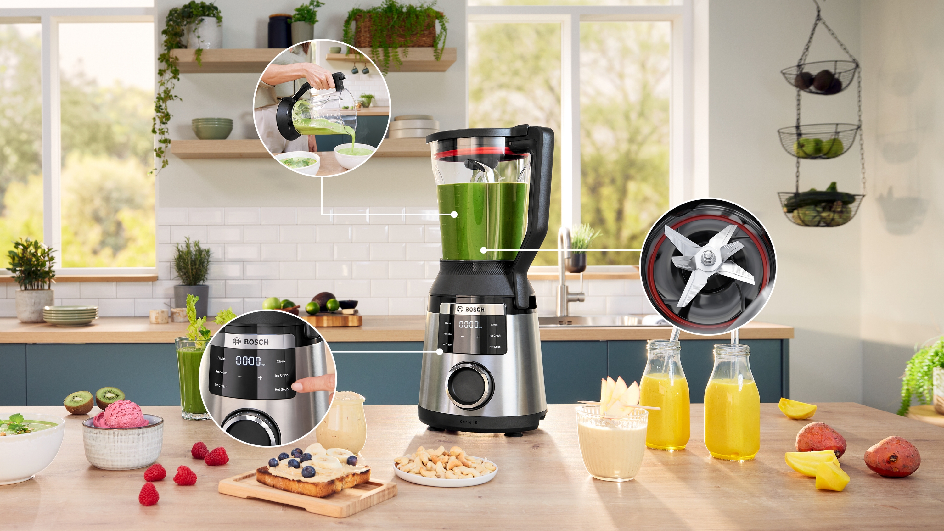 Blender visoke brzine VitaPower Serija 6 1800 W nerđajući čelik MMB6762M