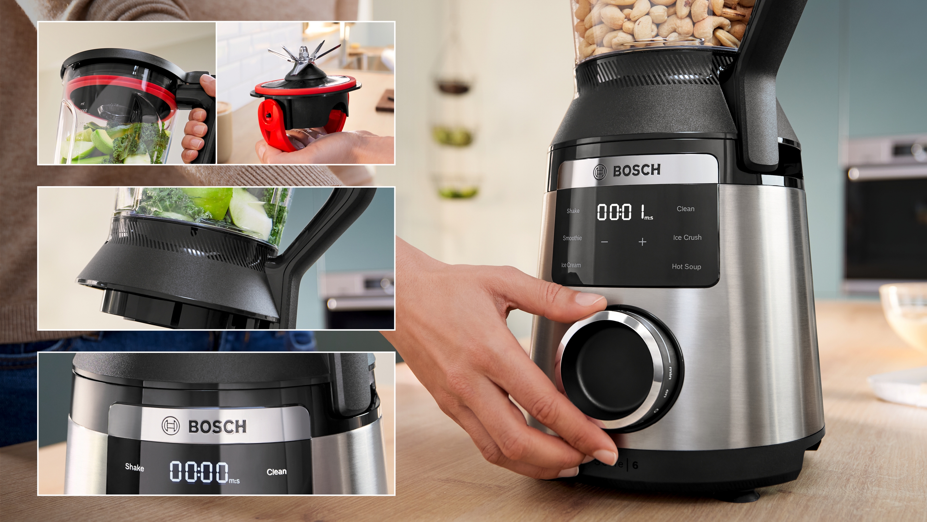 Blender visoke brzine VitaPower Serija 6 1800 W nerđajući čelik MMB6762M