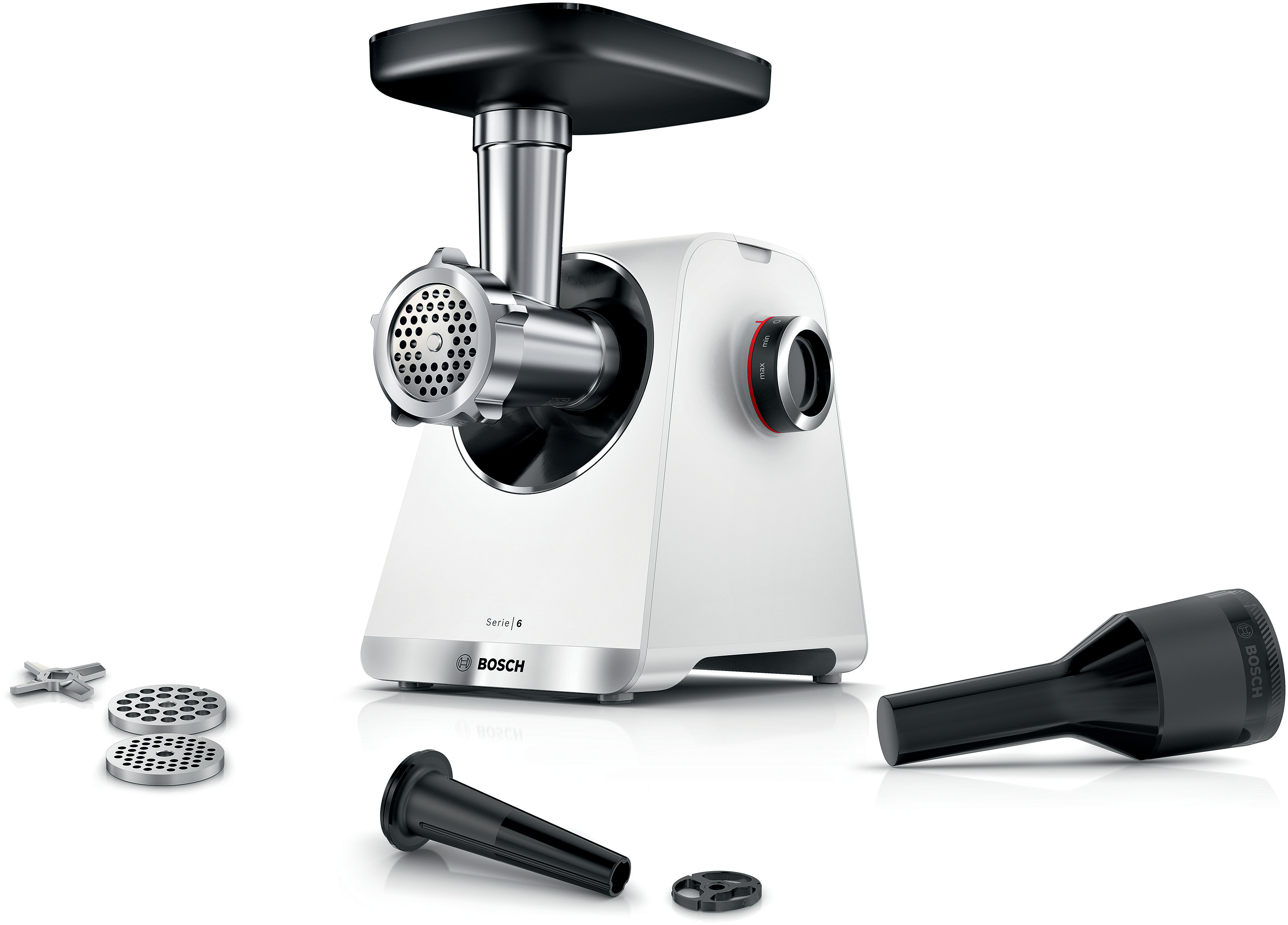 Mašina za mlevenje mesa MultiPower Series 6 2100 W bela MFWS609W