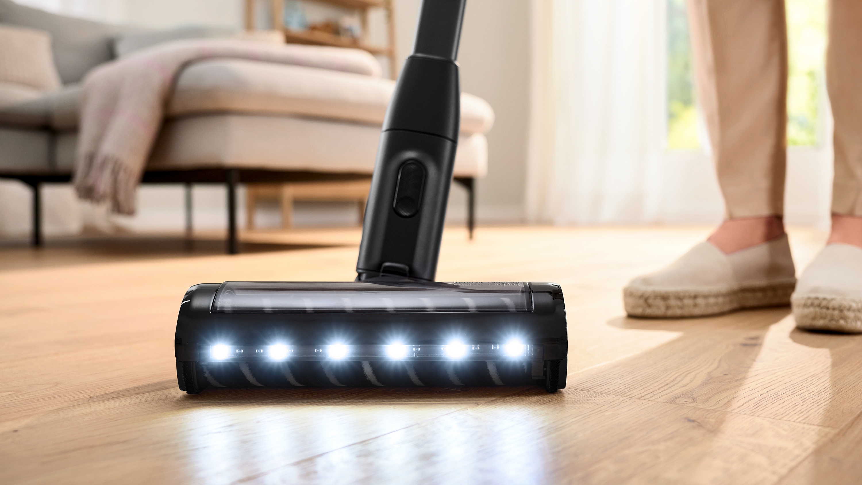 Meka četka za tvrde podove sa LED svetlom Unlimited BHZUNGHF