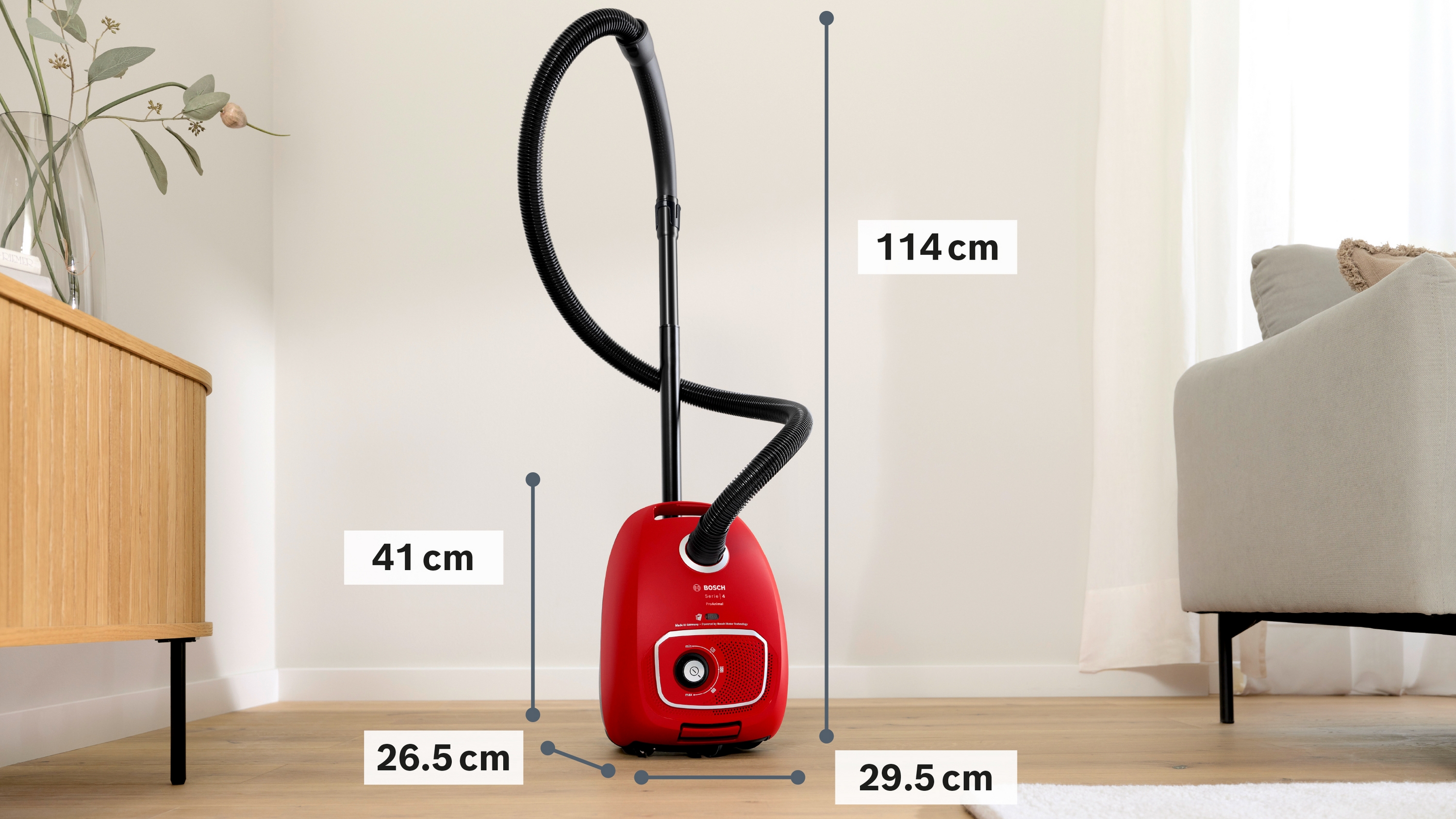 Usisivač s kesom za dlake ProAnimal Serija 4 BGB41PET1