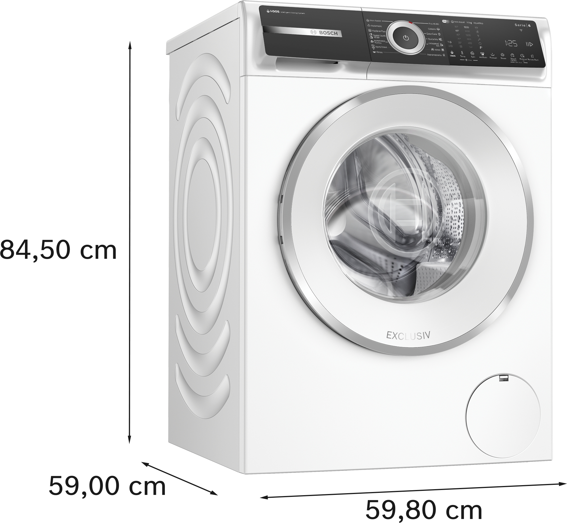 Mašina za pranje veša Exclusive Serija 6 1600 okr 10 kg WGH256A0BY