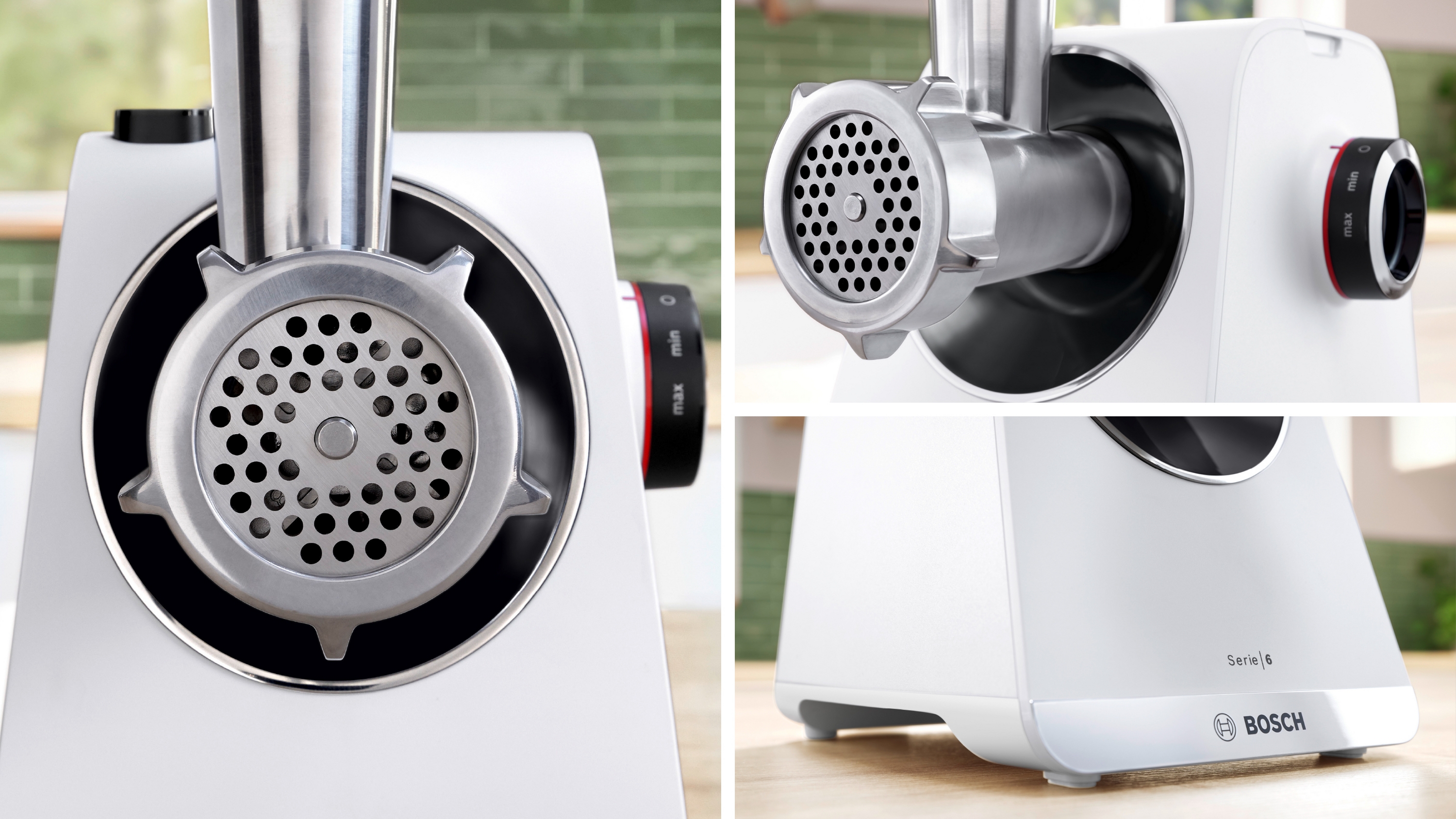 Mašina za mlevenje mesa MultiPower Series 6 2100 W bela MFWS609W