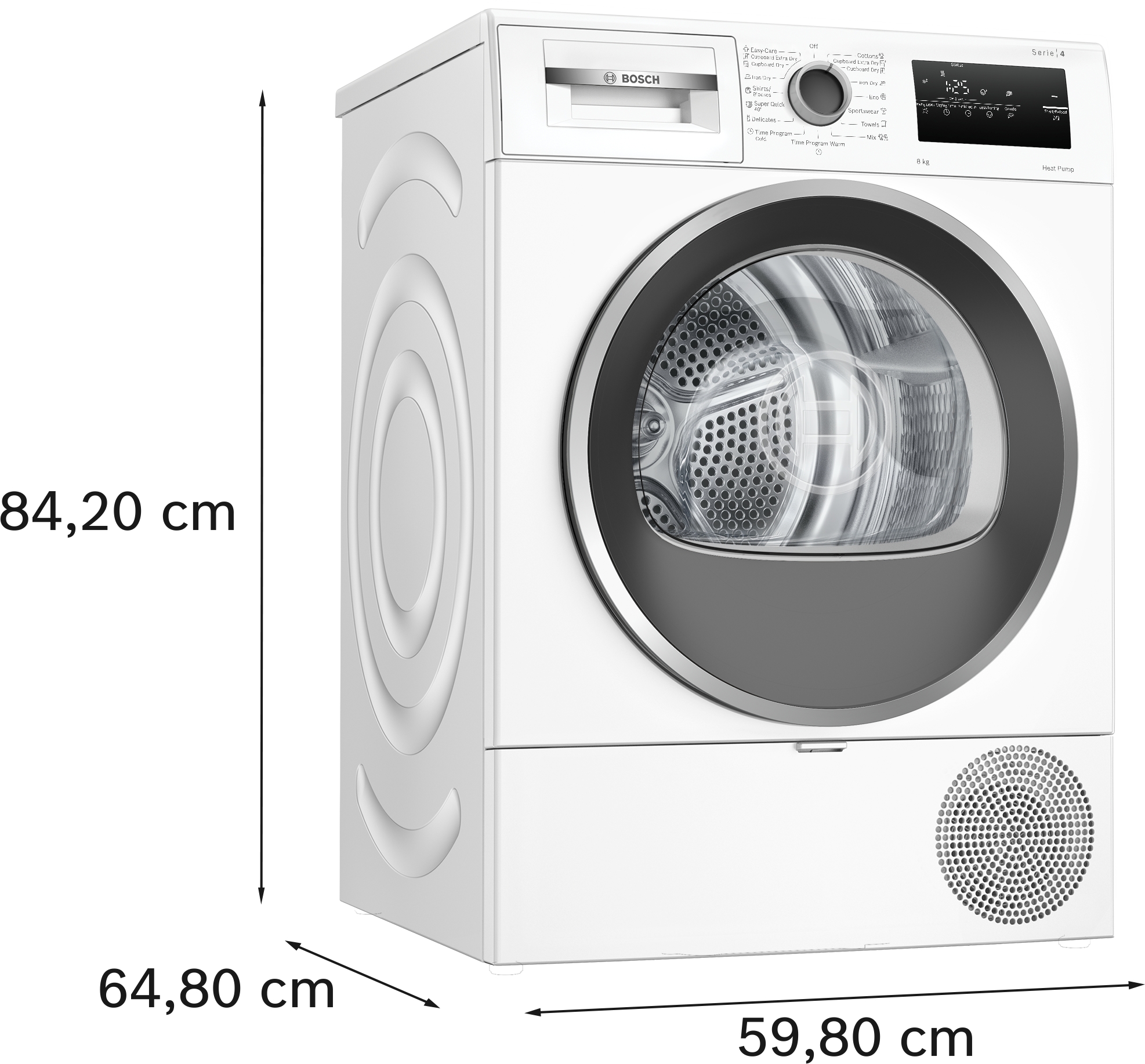Mašina za sušenje veša sa toplotnom pumpom Serija 4 8 kg WTH8520BBY