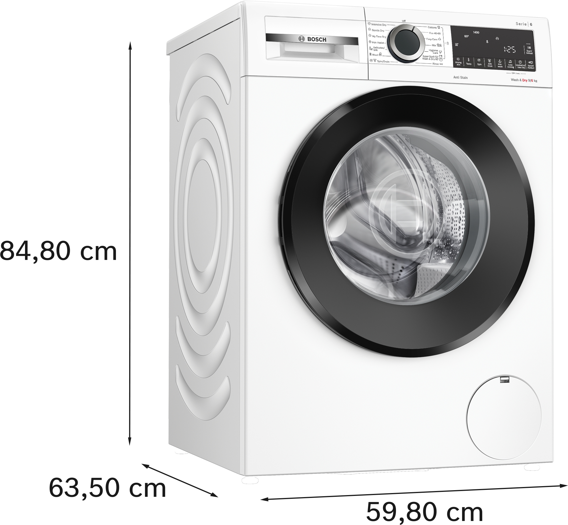 Mašina za pranje i sušenje veša Serija 6 1400 okr 9/6 kg WNG24401BY