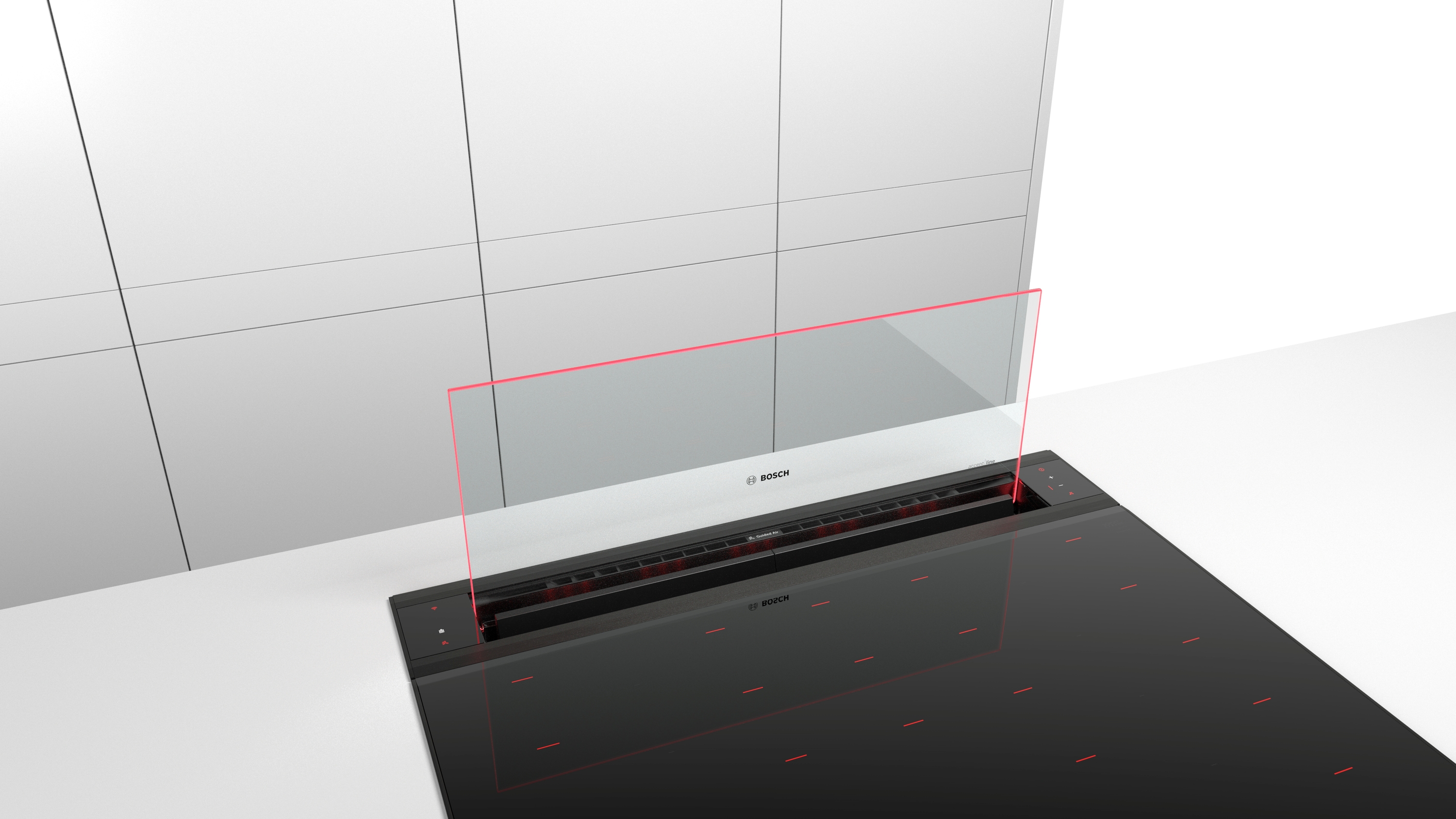 Ugradni aspirator accent line Serija 8 80 cm Čisto staklo DDW88MM66