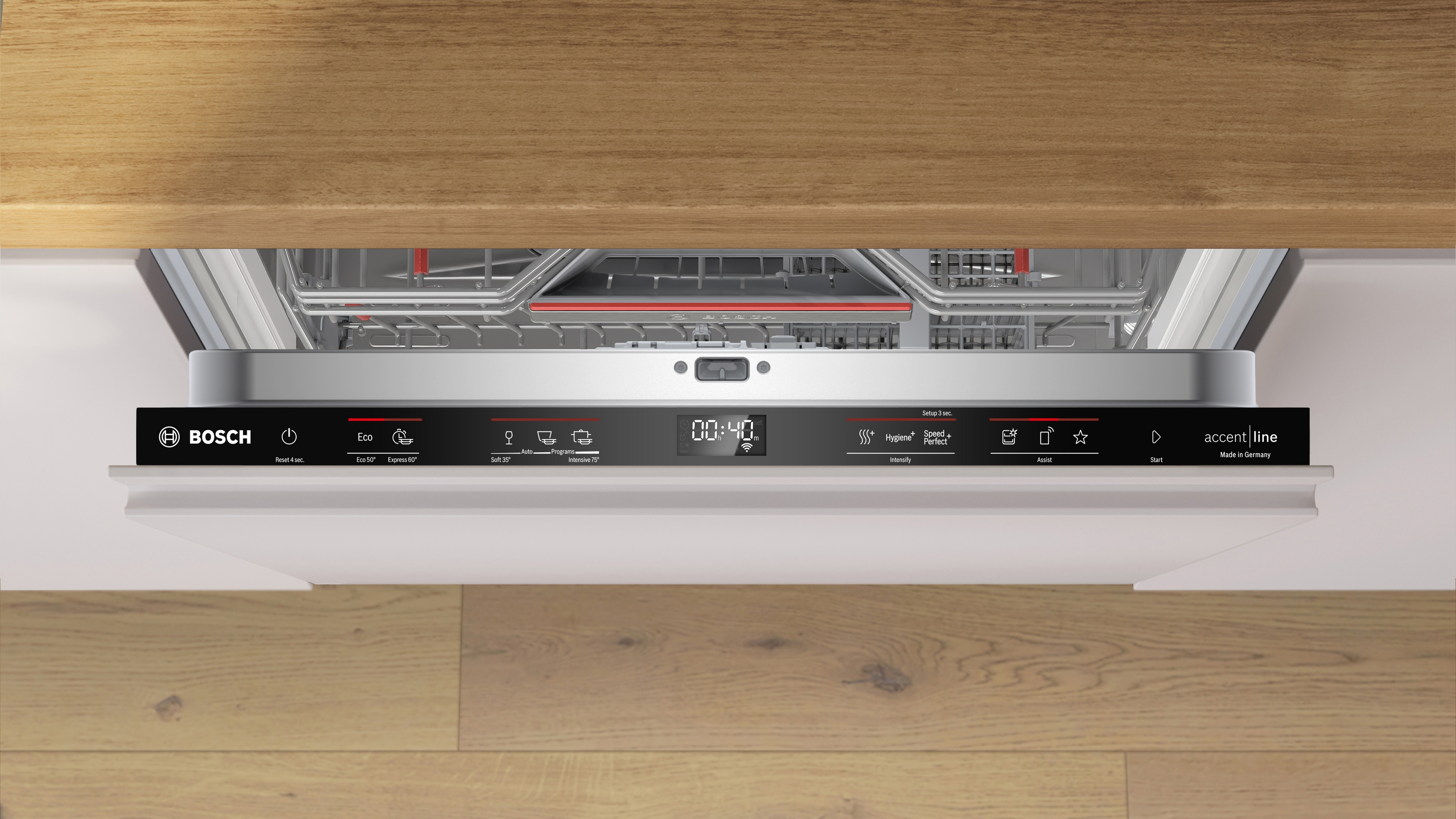 Ugradna mašina za pranje sudova XXL accent line Serija 8 SBH8TB800E 60 cm