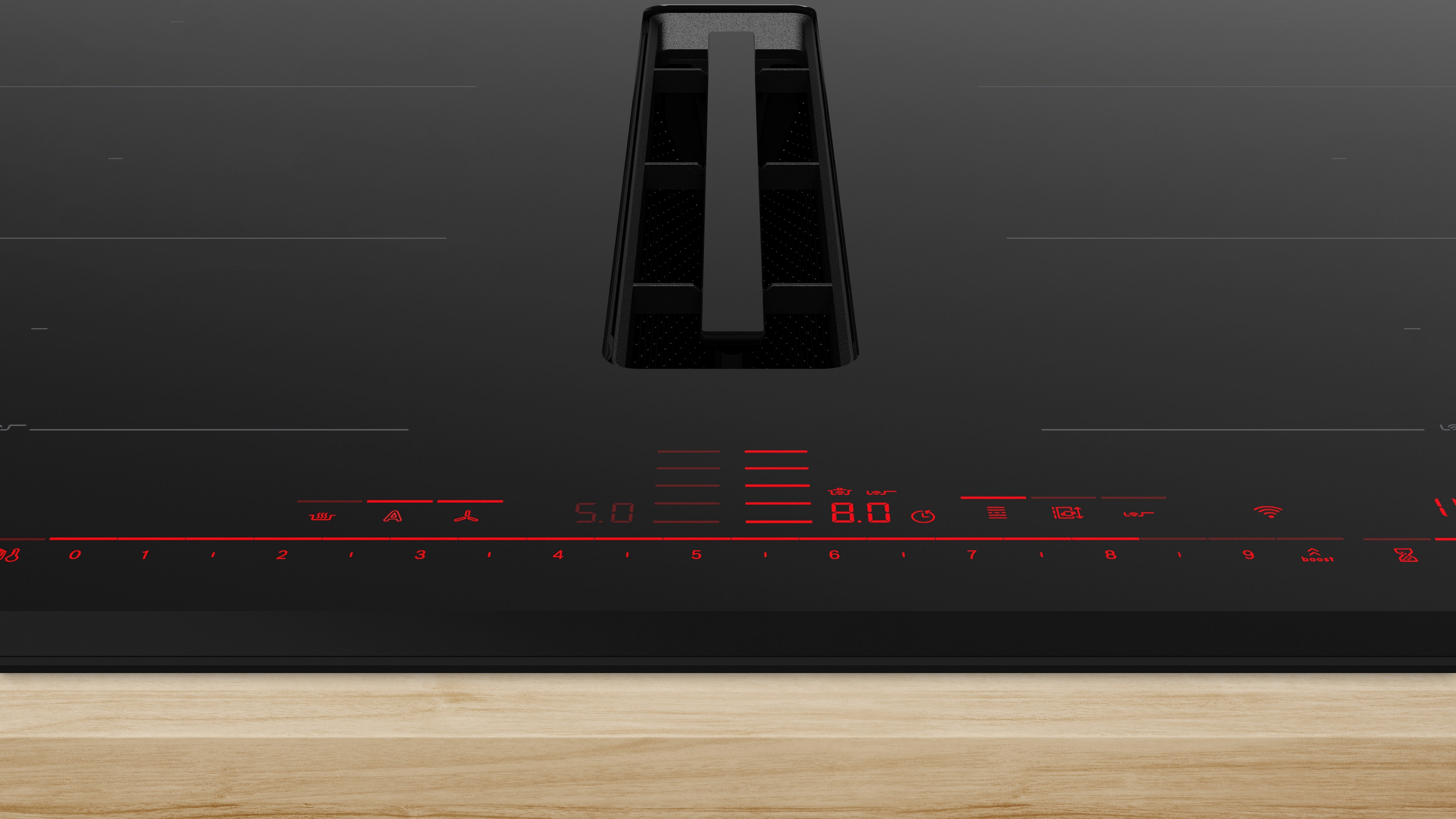 Ploča sa aspiratorom accent line Serija 8 80 cm ugradnja sa okvirom PXX895D66E