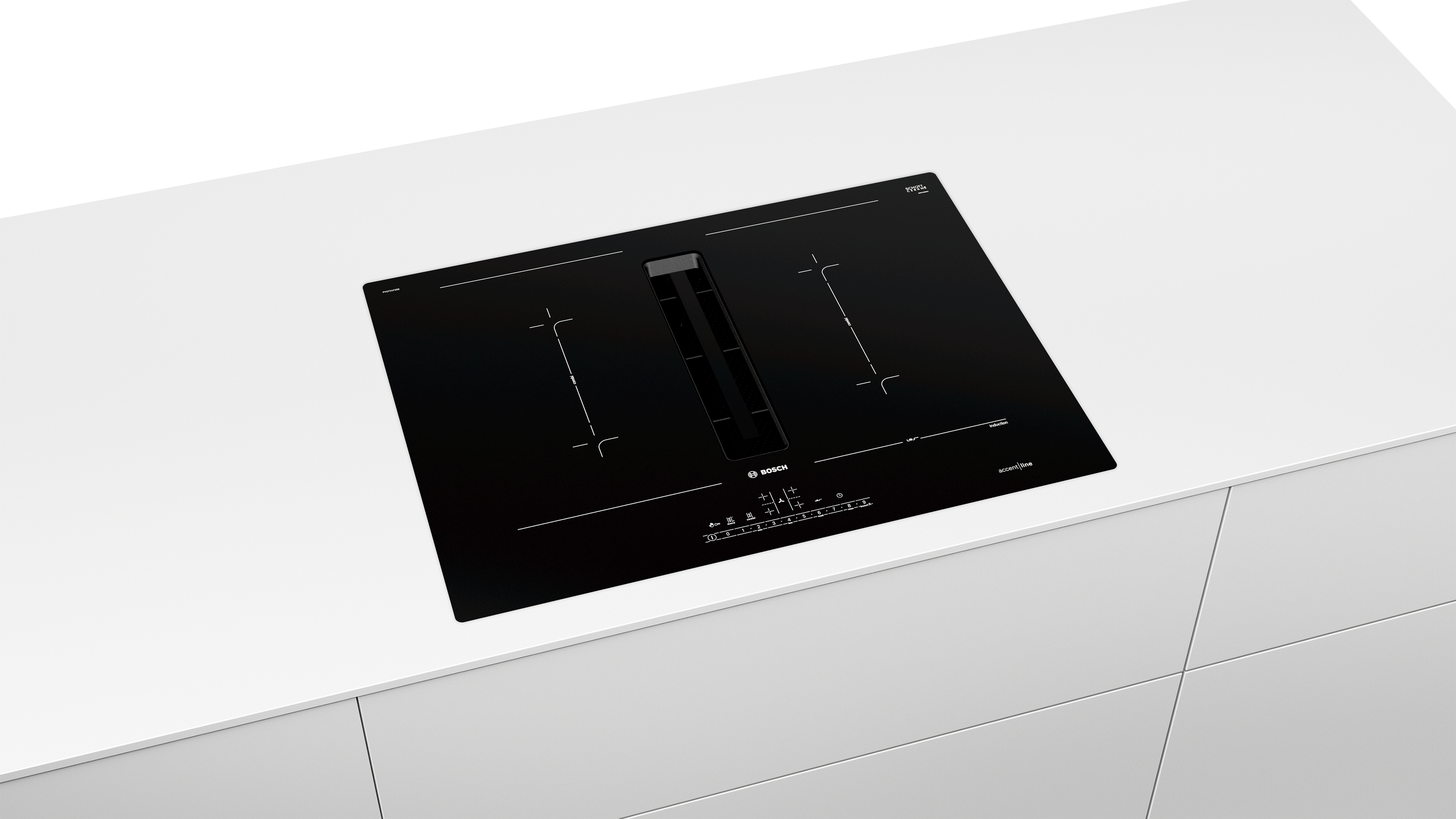 Ploča sa aspiratorom accent line Serija 6 70 cm ugradnja u ravni radne ploče PVQ721F25E