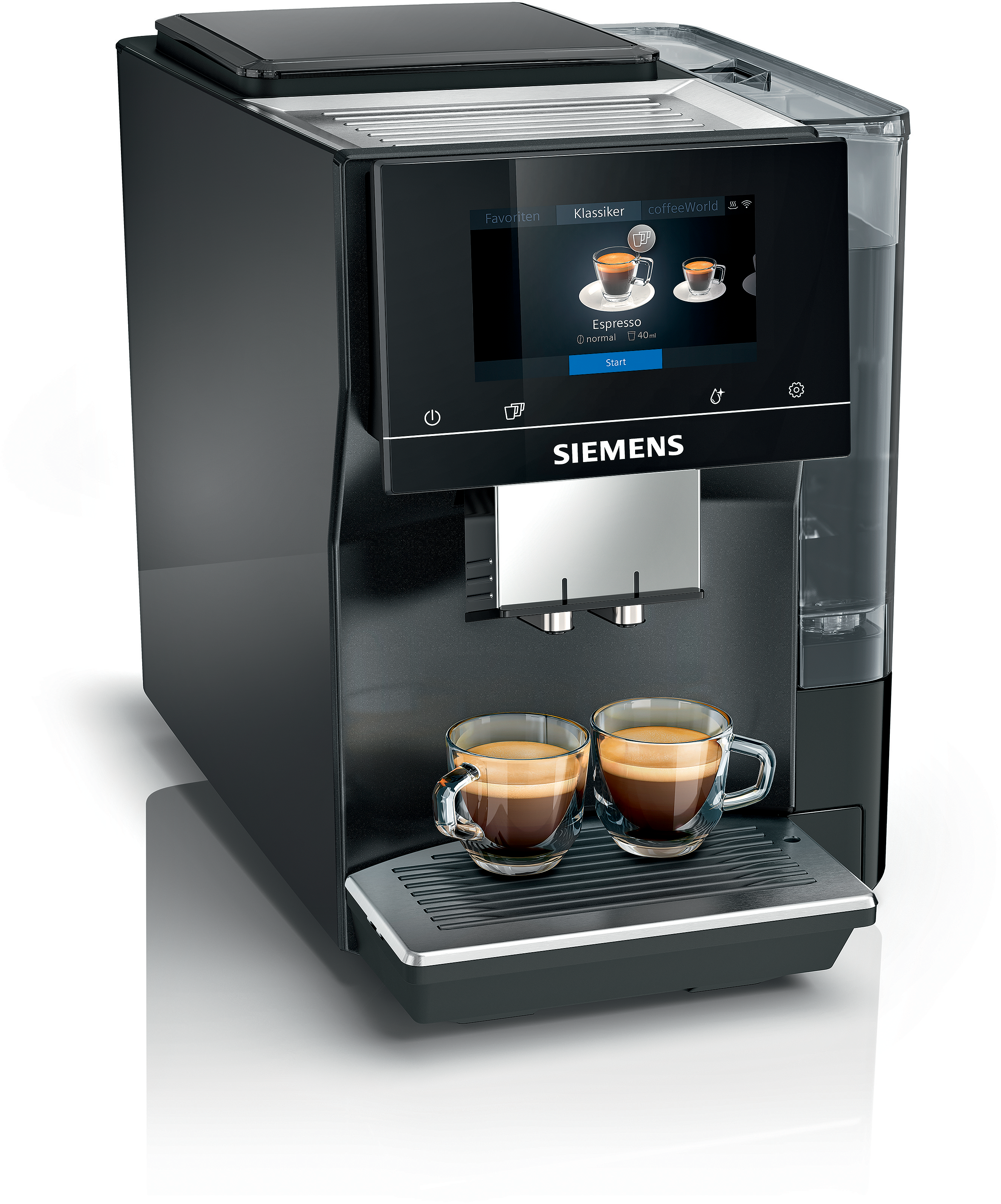 Aparat za espresso kafu eq700 siemens automatski u metalik boji tp717r06