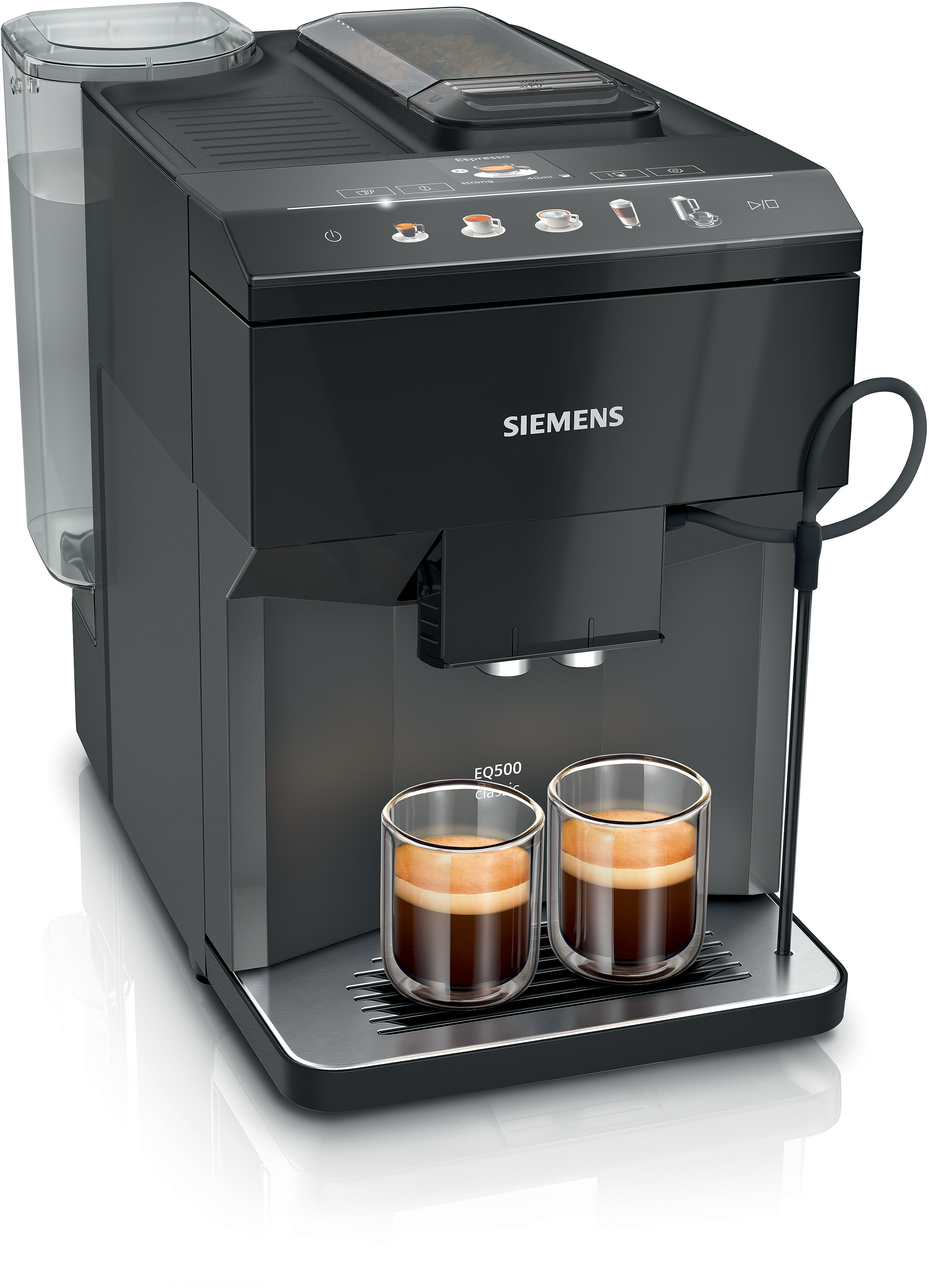 Aparat za espresso kafu eq500 siemens automatski u crnoj boji tp511r09
