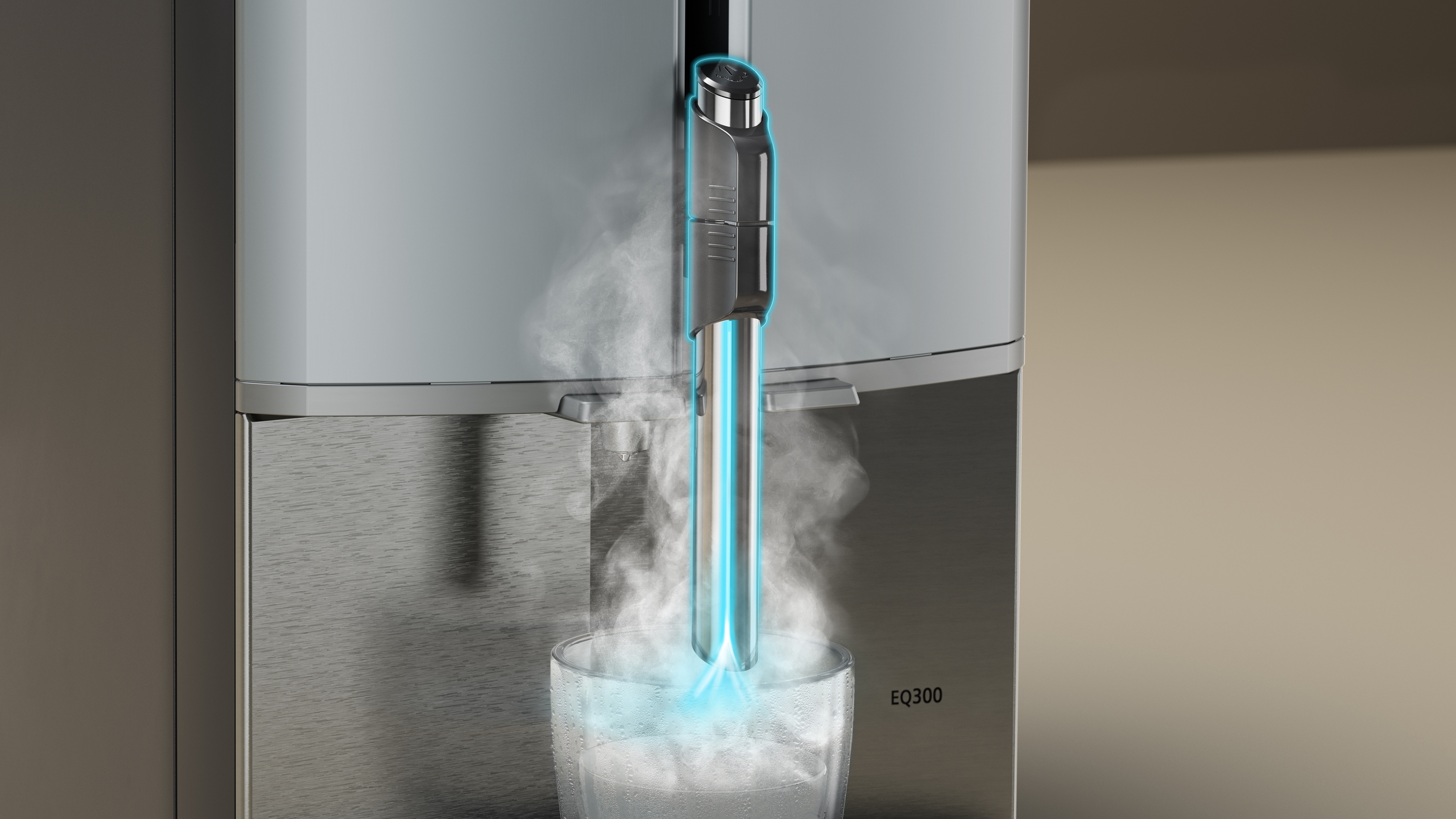 Aparat za espresso kafu EQ300 Siemens automatski u crnoj boji TF301E09