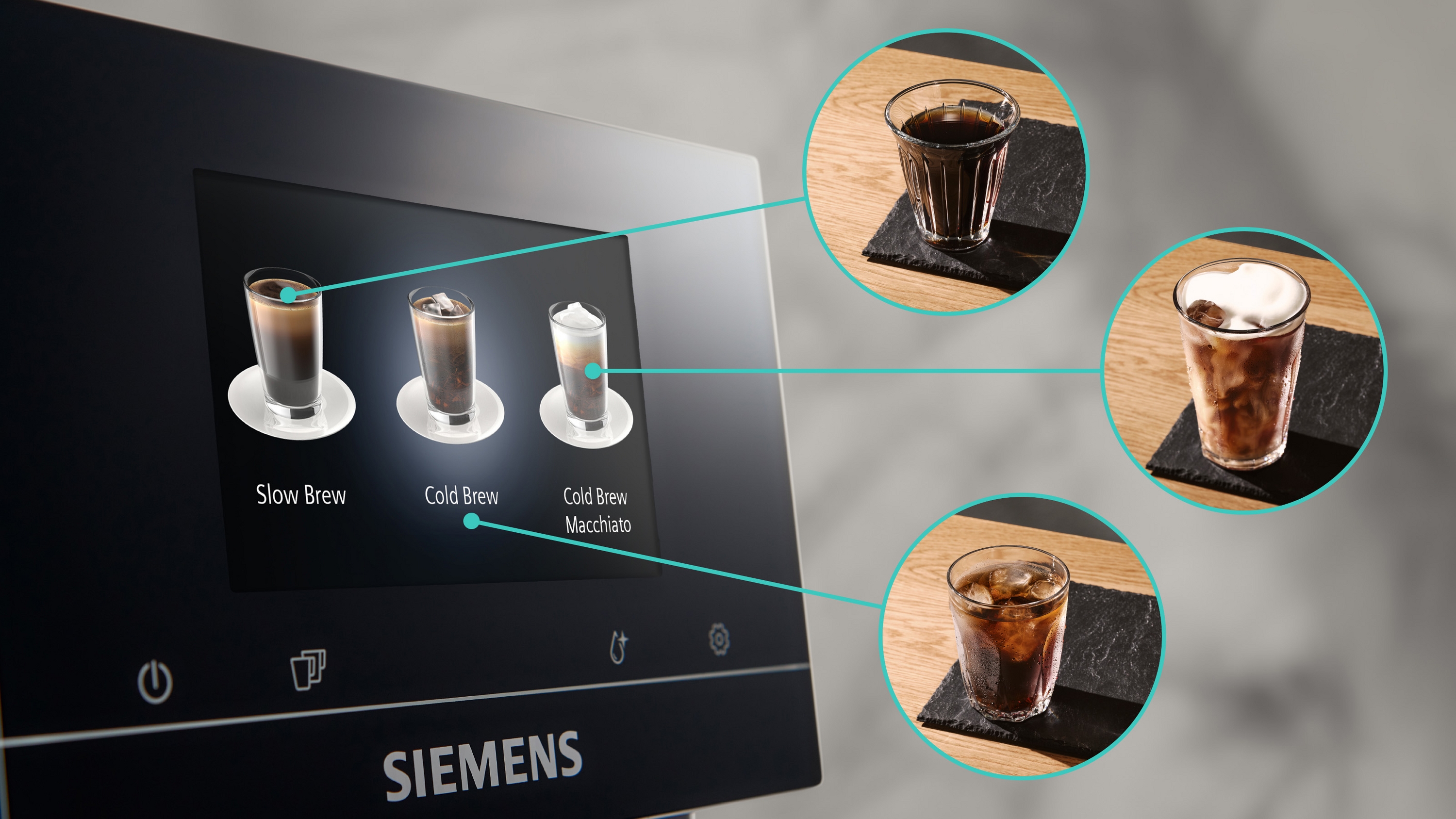 Aparat za espresso kafu EQ700 Siemens automatski u metalik boji TP717R06
