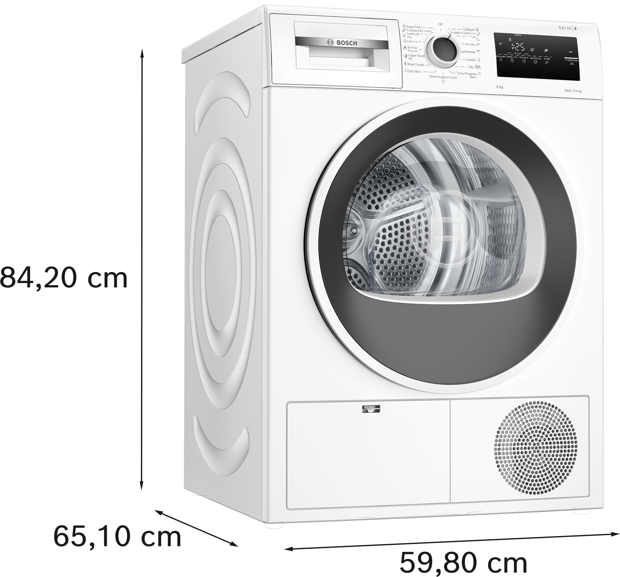 Mašina za sušenje veša sa toplotnom pumpom Serija 4 8 kg WTH83256BY