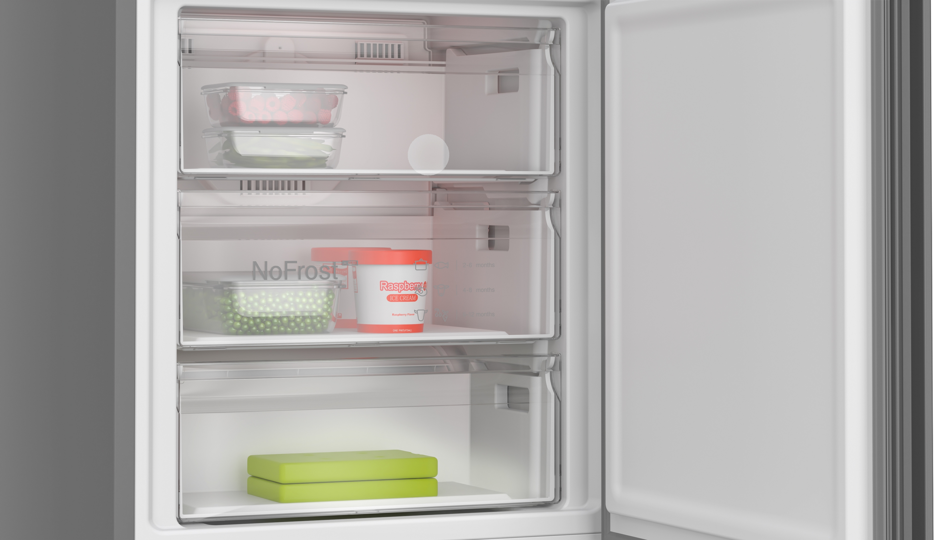 Kombinovani frižider sa zamrzivačem Total No Frost Serija 4 KGN49OCAF