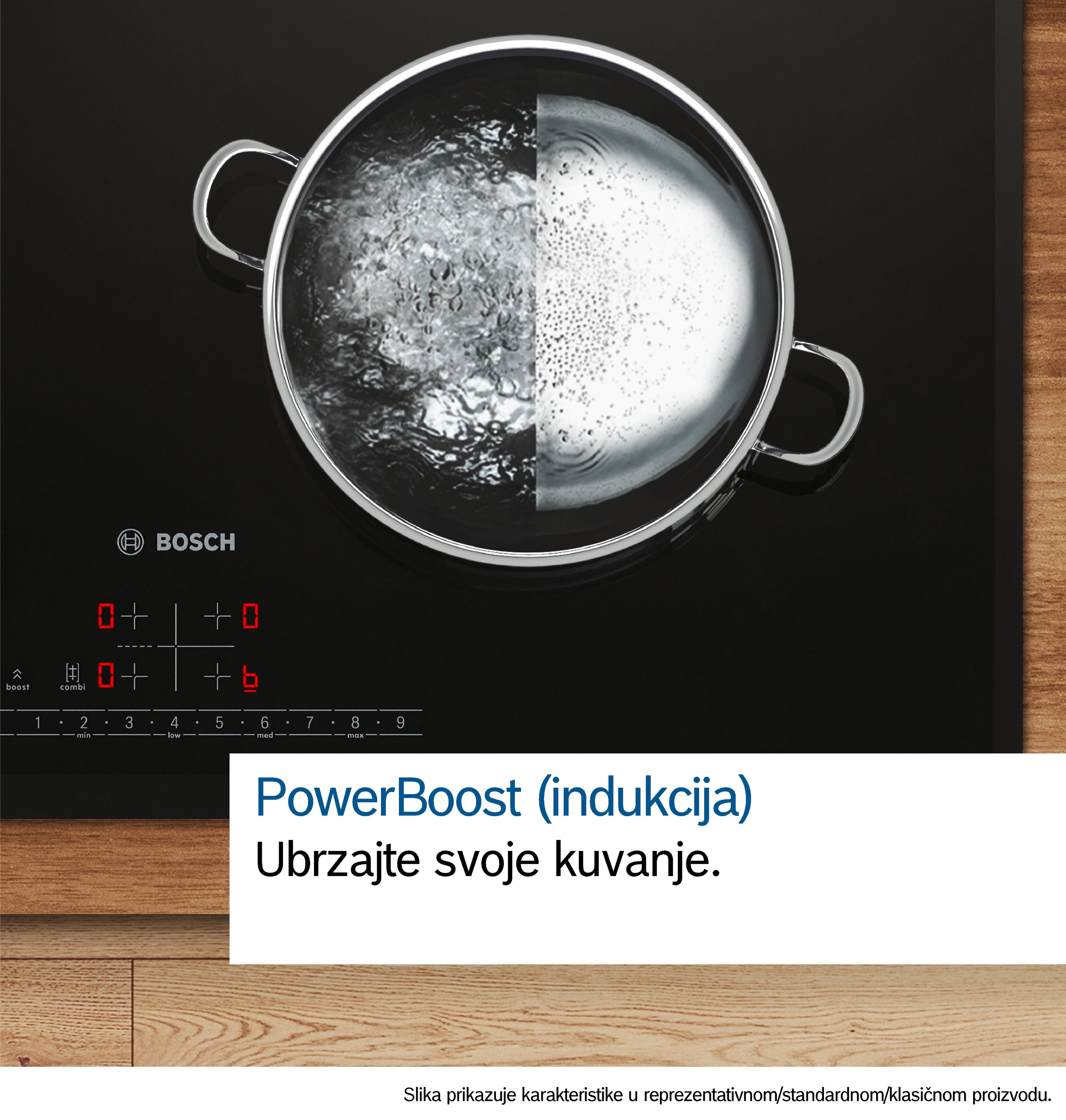 Ploča sa aspiratorom accent line Serijas 8 80 cm ugradnja sa okvirom PXX89BD56E